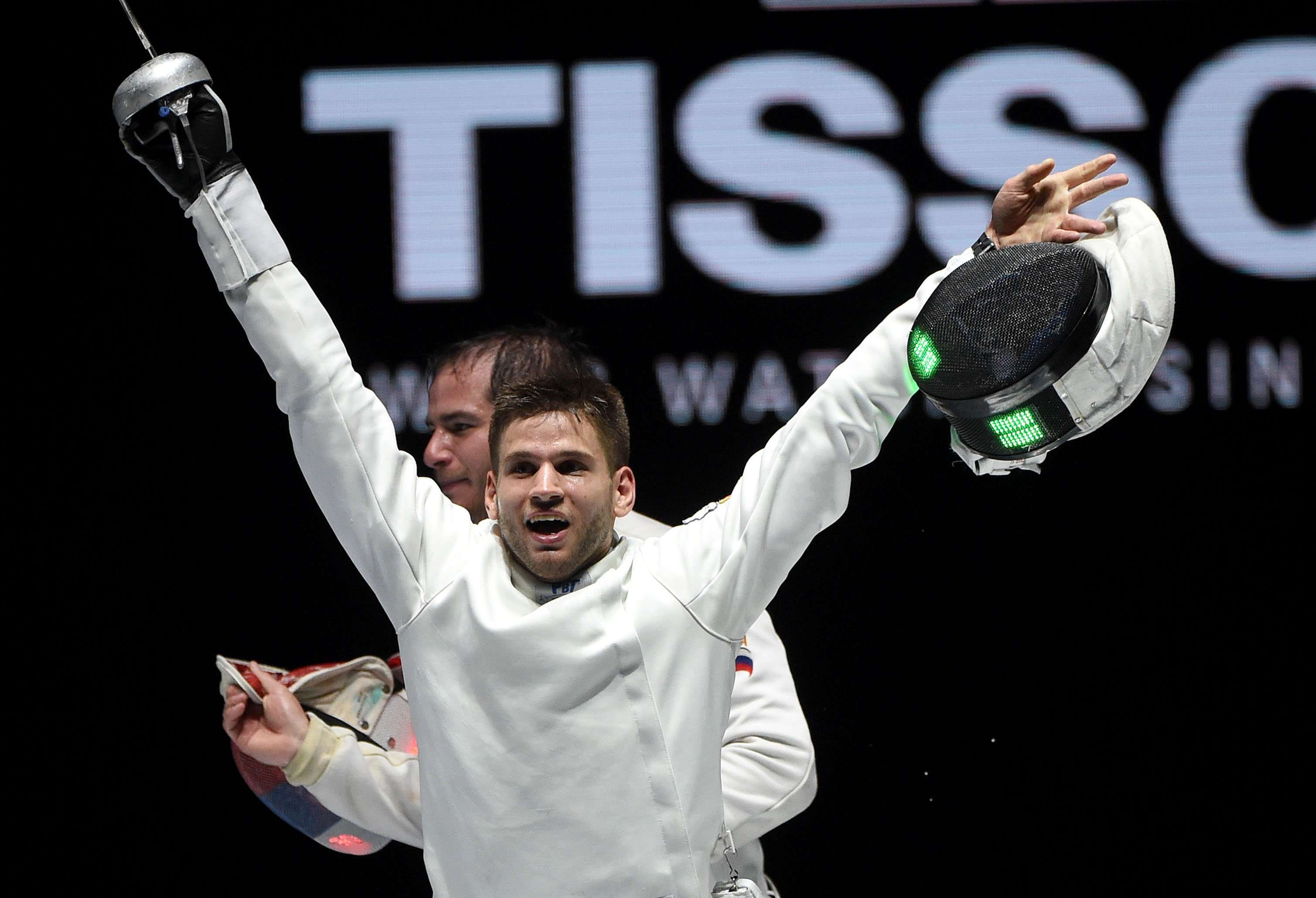 Gergely Siklosi, World fencing championships, Hungarian triumphs, 3020x2060 HD Desktop