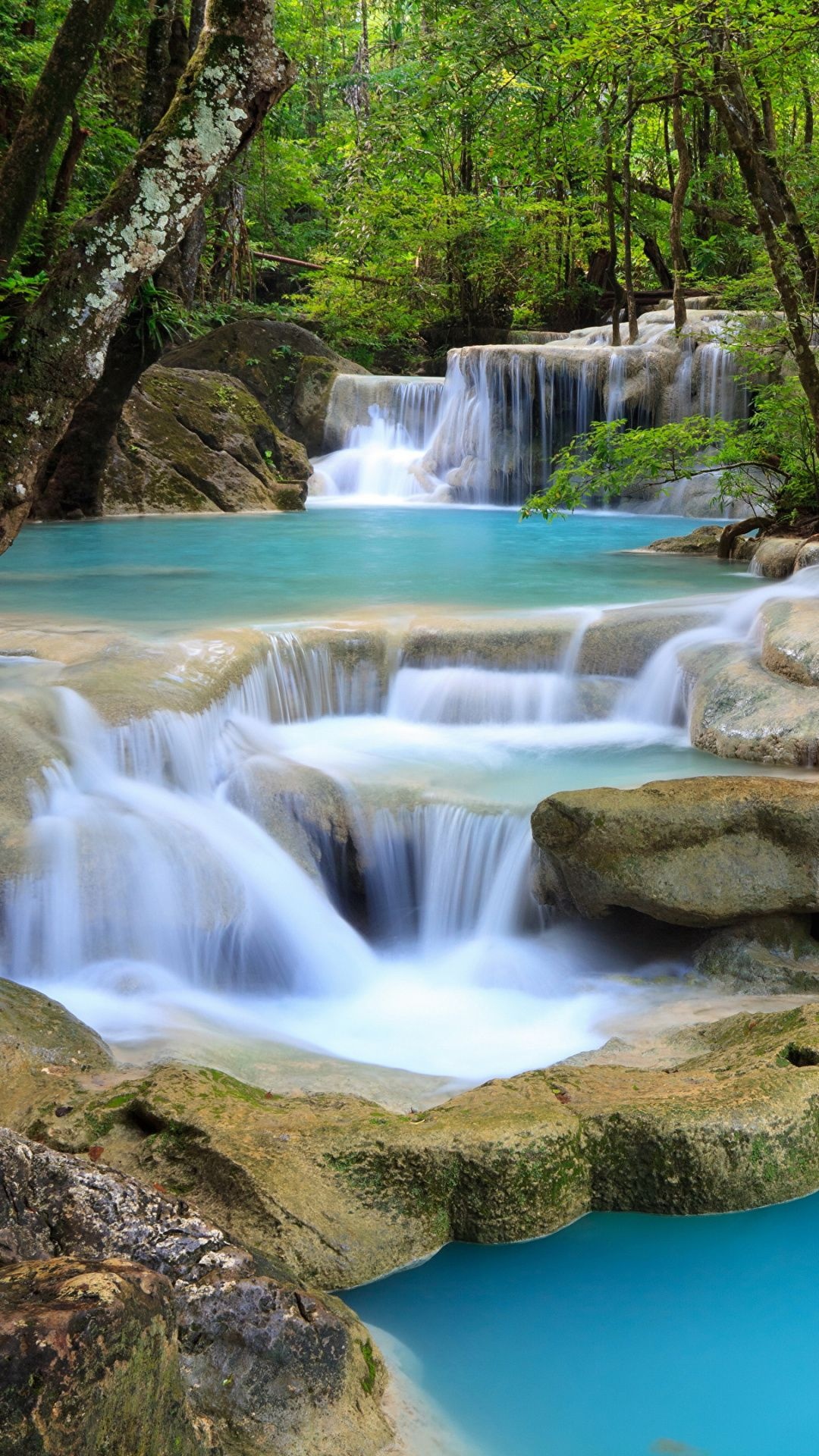 Erawan National Park, Zion National Park, iPhone wallpapers, Scenic views, 1080x1920 Full HD Phone