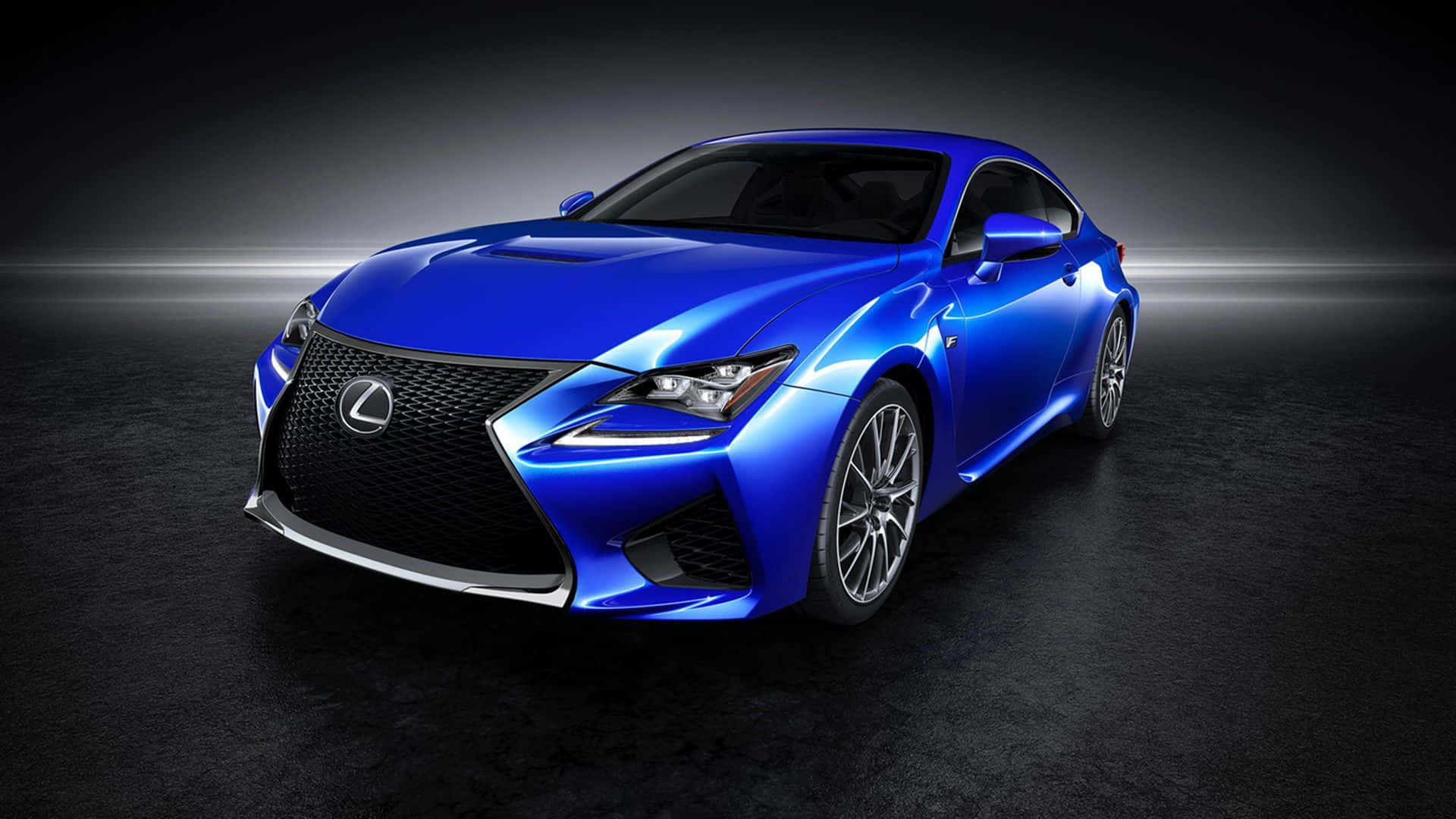 Lexus RC F, spindle grille, dark studio setting, Full HD Desktop wallpaper