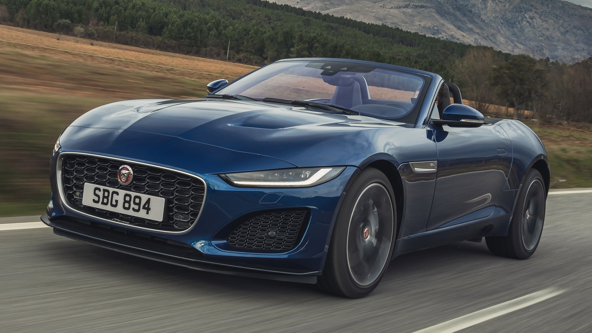 Jaguar F-TYPE Convertible, 2020 Jaguar F-TYPE, 1920x1080 Full HD Desktop