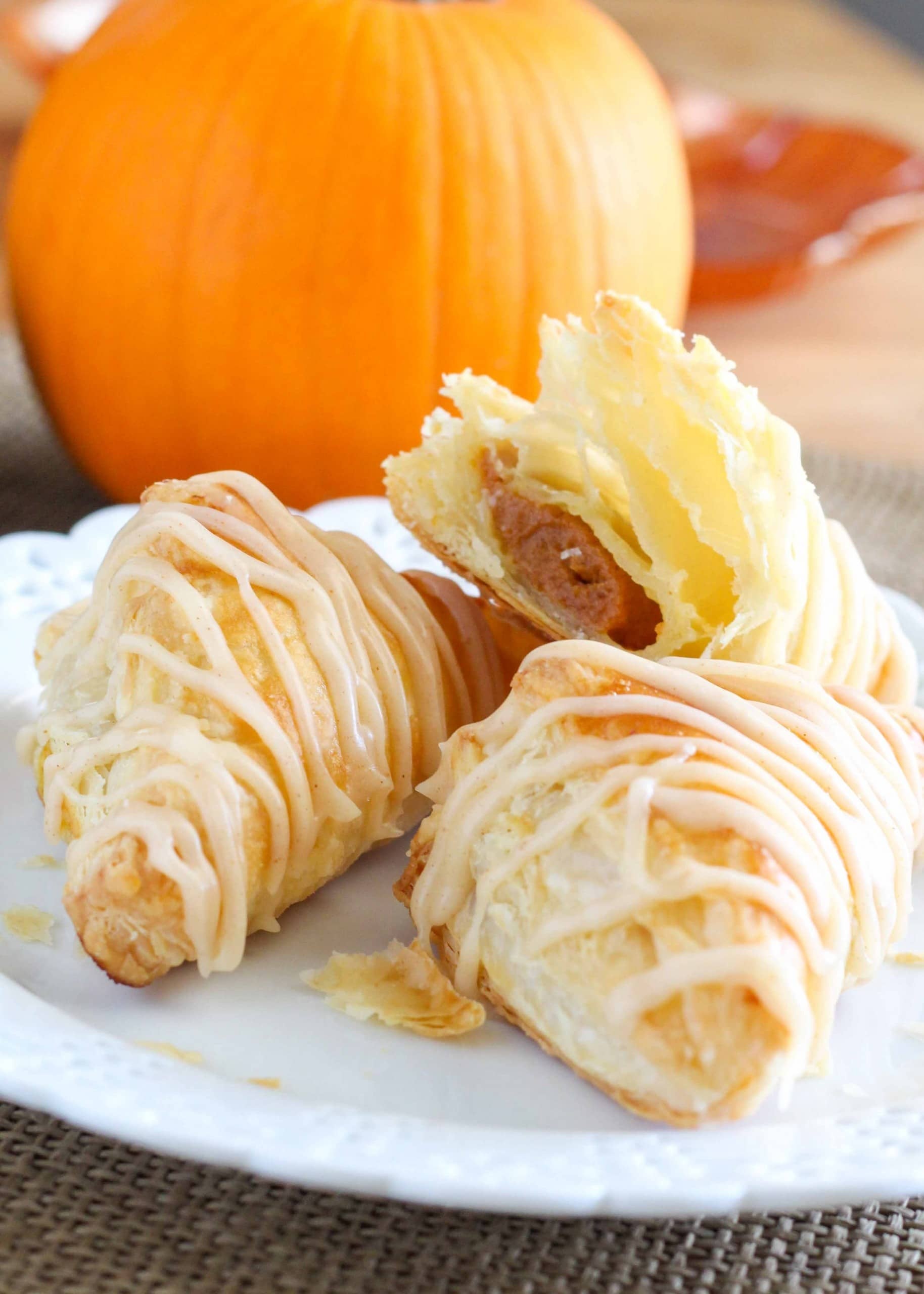 Pumpkin puff pastry turnovers, Sweet and spicy flavors, Fall-inspired treat, Delectable delight, 1830x2560 HD Phone