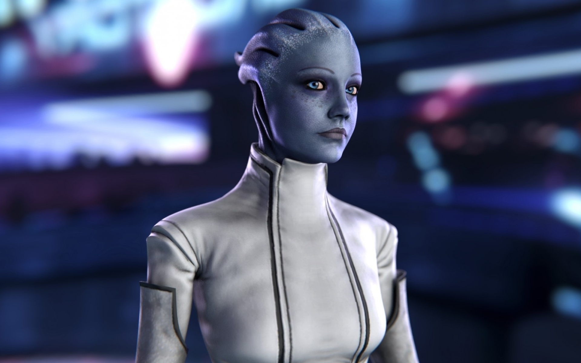 Liara T'Soni, Mass Effect fan album, Stunning artwork, Digital fan community, 1920x1200 HD Desktop