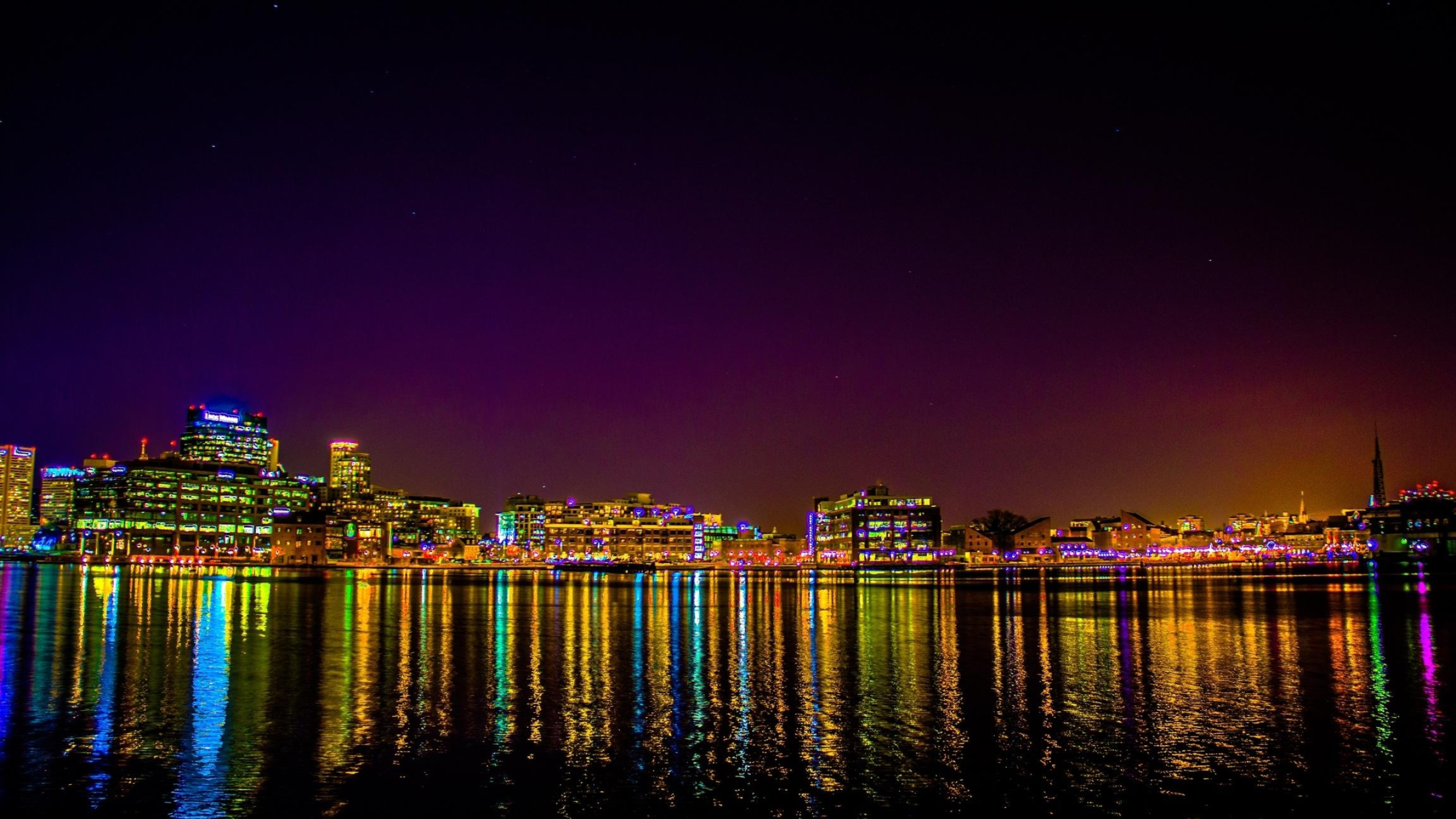 Baltimore Skyline, Cityscape wallpapers, Urban scenery, Iconic view, 2560x1440 HD Desktop