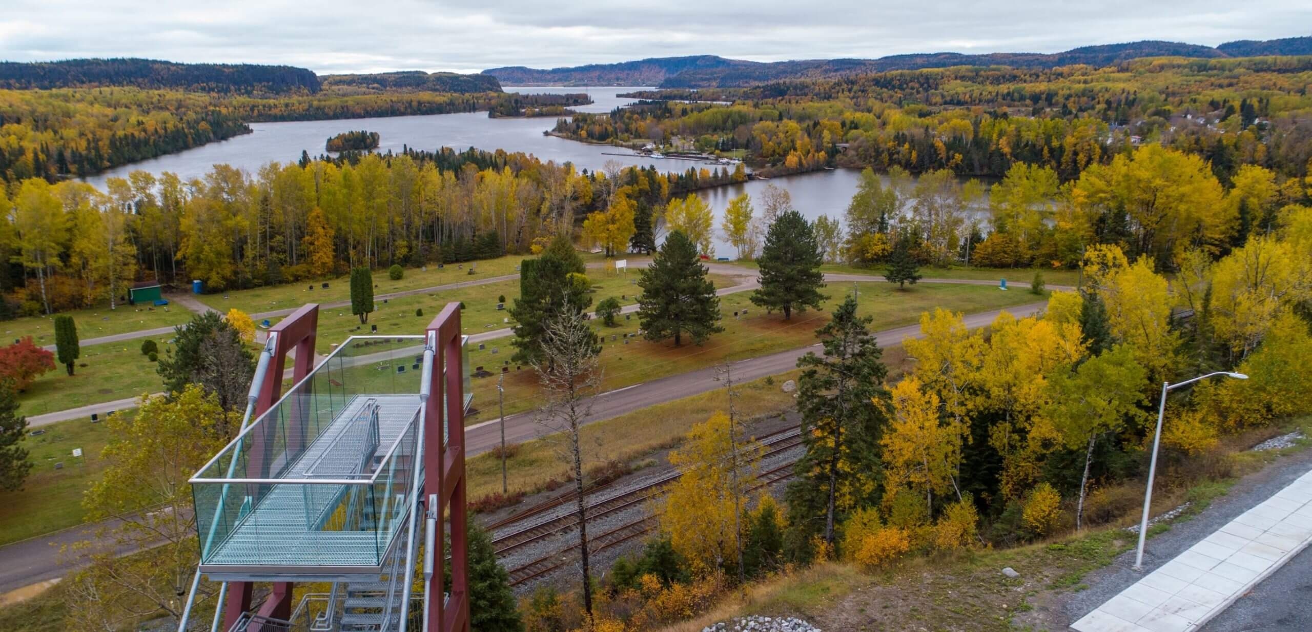 Nipigon Lake, Lake Superior circle tour, Majestic landscapes, Unforgettable journey, 2560x1240 Dual Screen Desktop