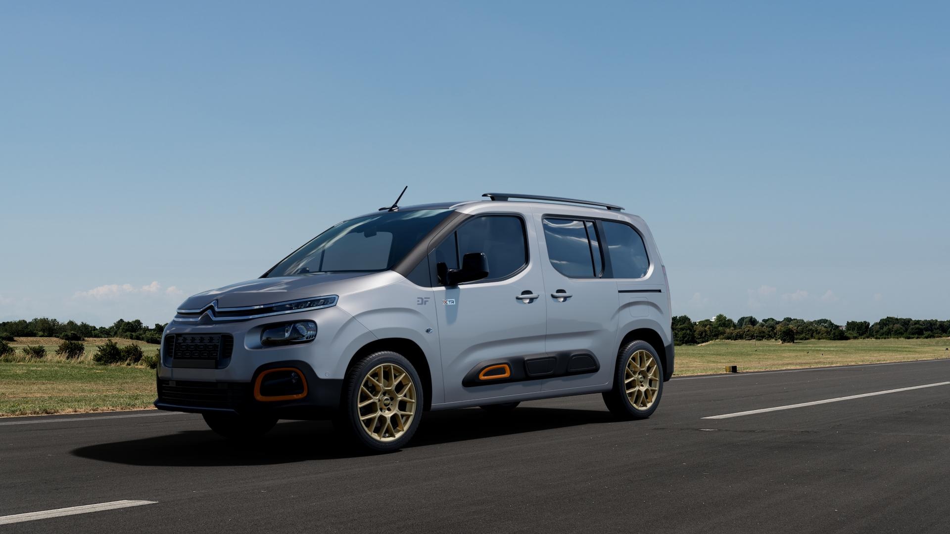 Citroen Berlingo, BBS XR, Bronze matt, Auto attitude, 1920x1080 Full HD Desktop