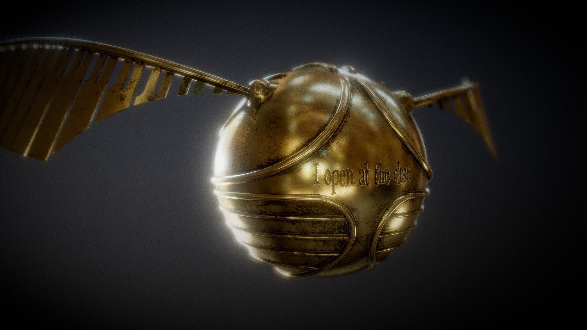 Golden Snitch, Movies, Golden Snitch Harry Potter, 1920x1080 Full HD Desktop