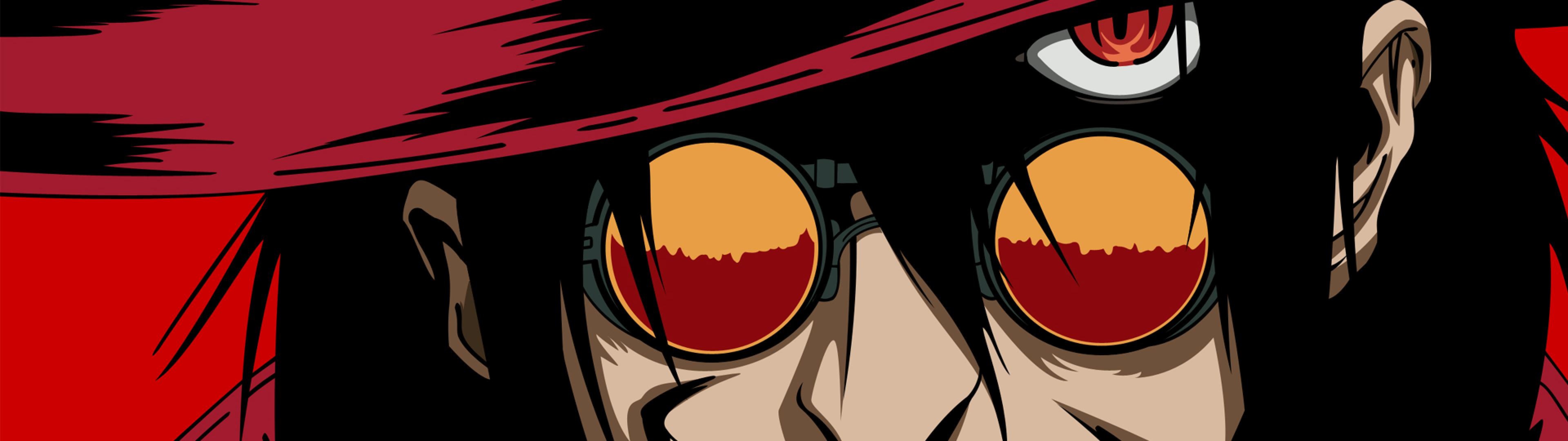 Goggles, Alucard (Hellsing) Wallpaper, 3840x1080 Dual Screen Desktop