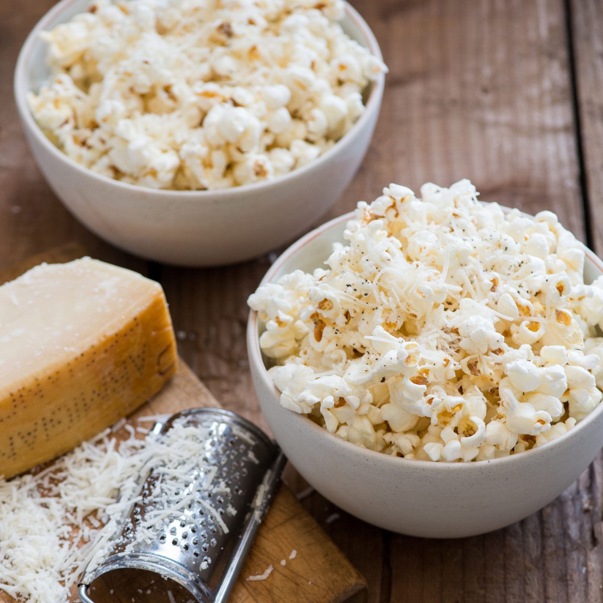 Parmesan cheese, Popcorn Wallpaper, 2000x2000 HD Phone