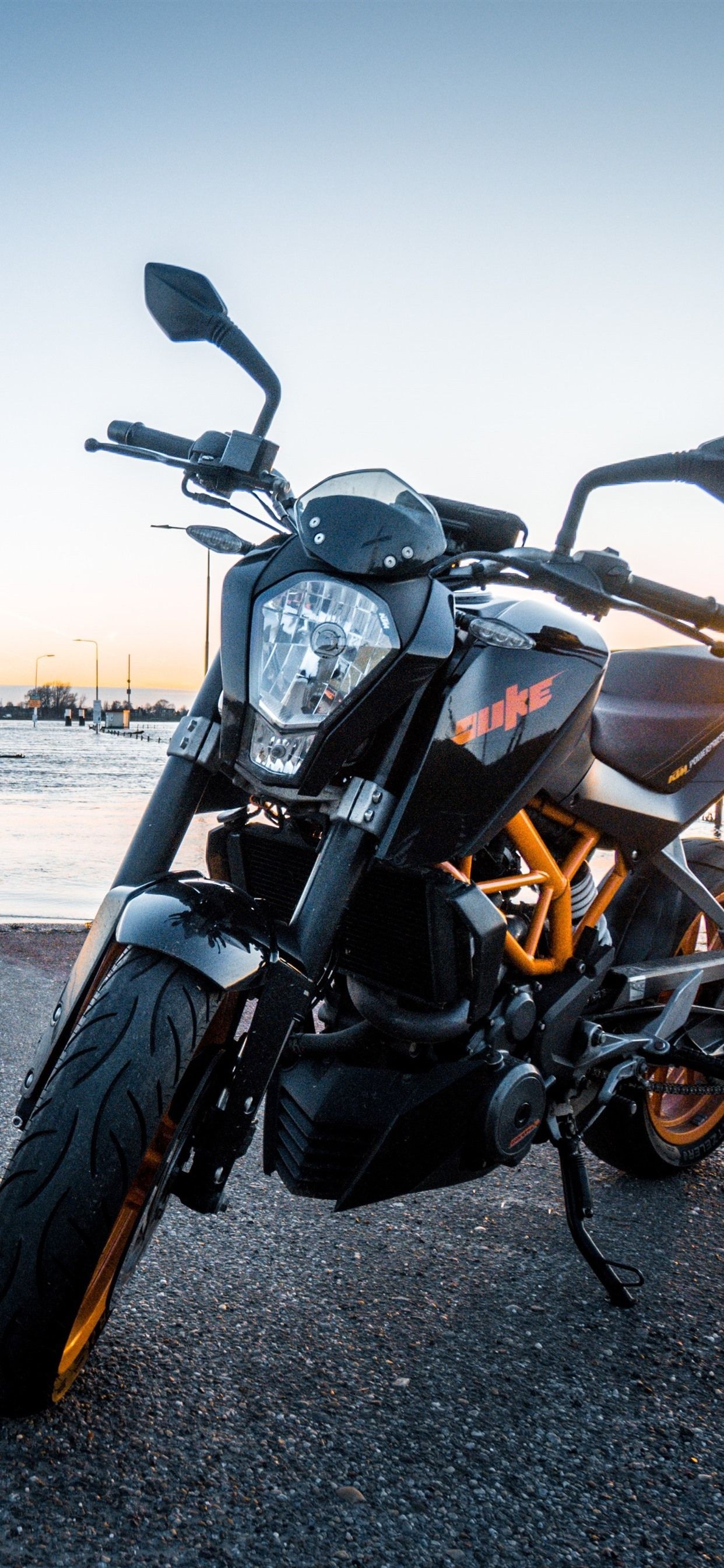 KTM Duke Bike, Top-quality iPhone Wallpapers, Bike Enthusiast, Cutting-edge Design, 1250x2690 HD Phone