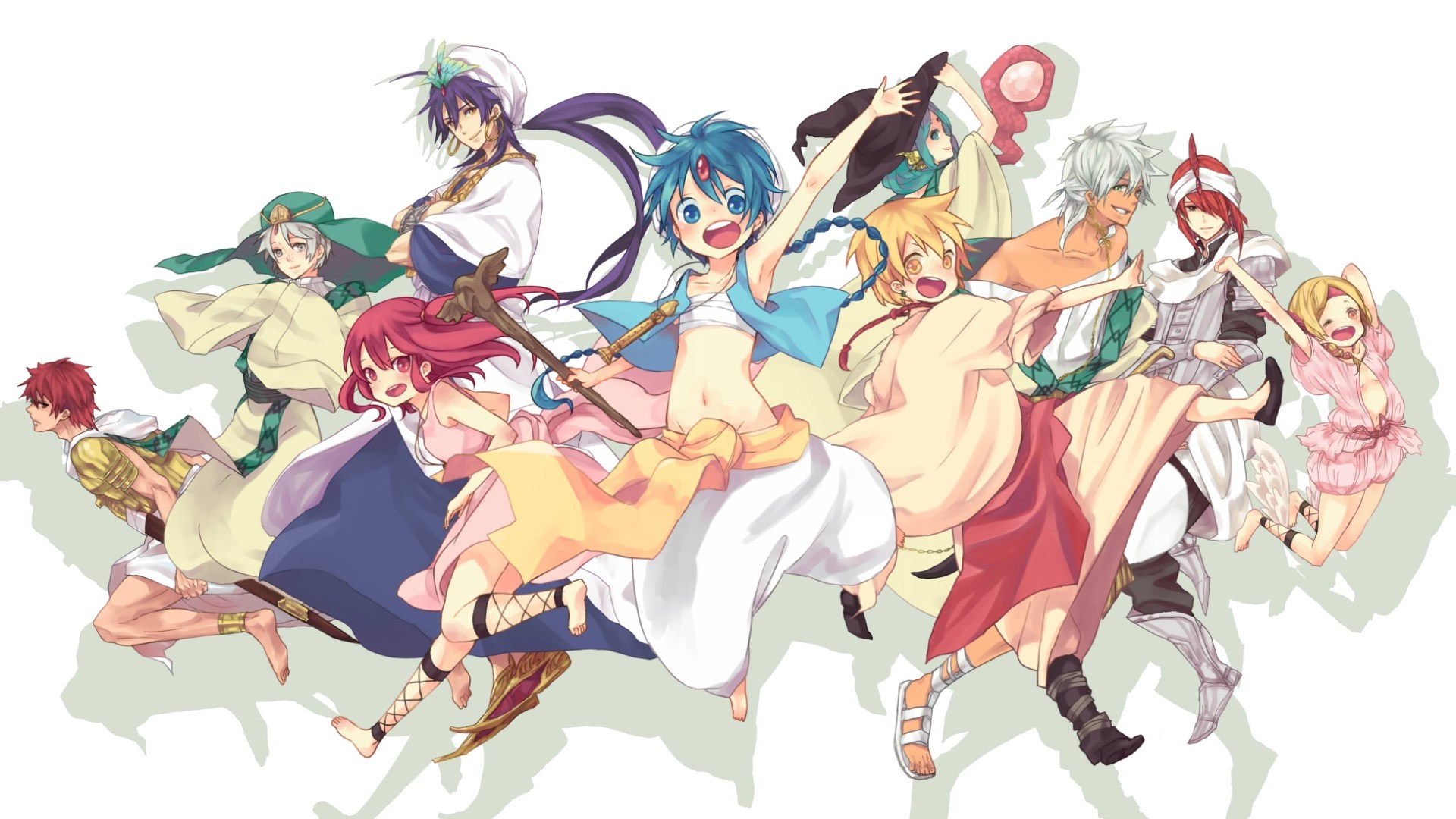 Magi labyrinth of magic, Fan-favorite wallpaper, Iconic scene, 1920x1080 Full HD Desktop