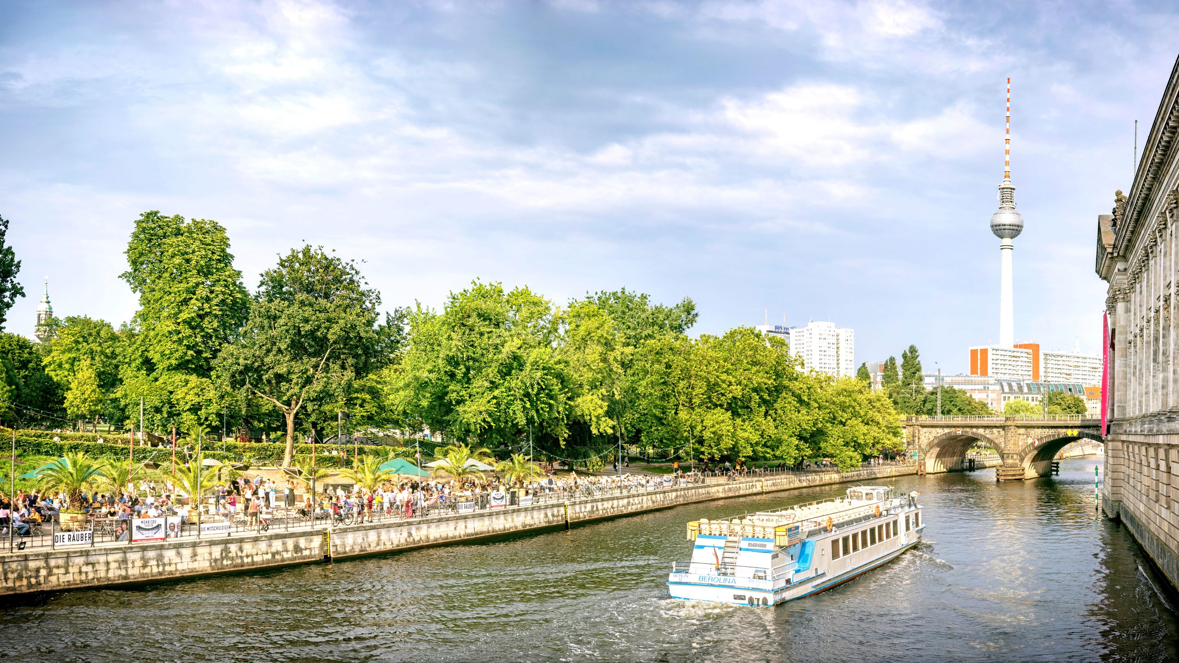 Spree River, Berlin Wallpaper, 3840x2160 4K Desktop