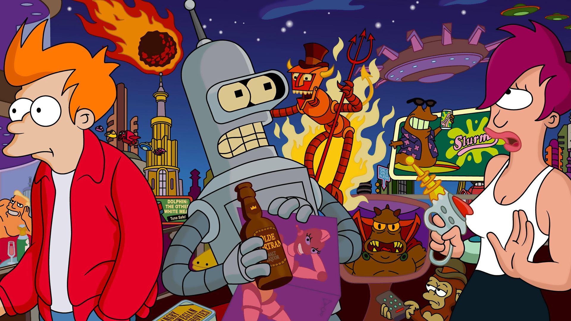 Futurama, HD Wallpaper, Background Image, 1920x1080 Full HD Desktop