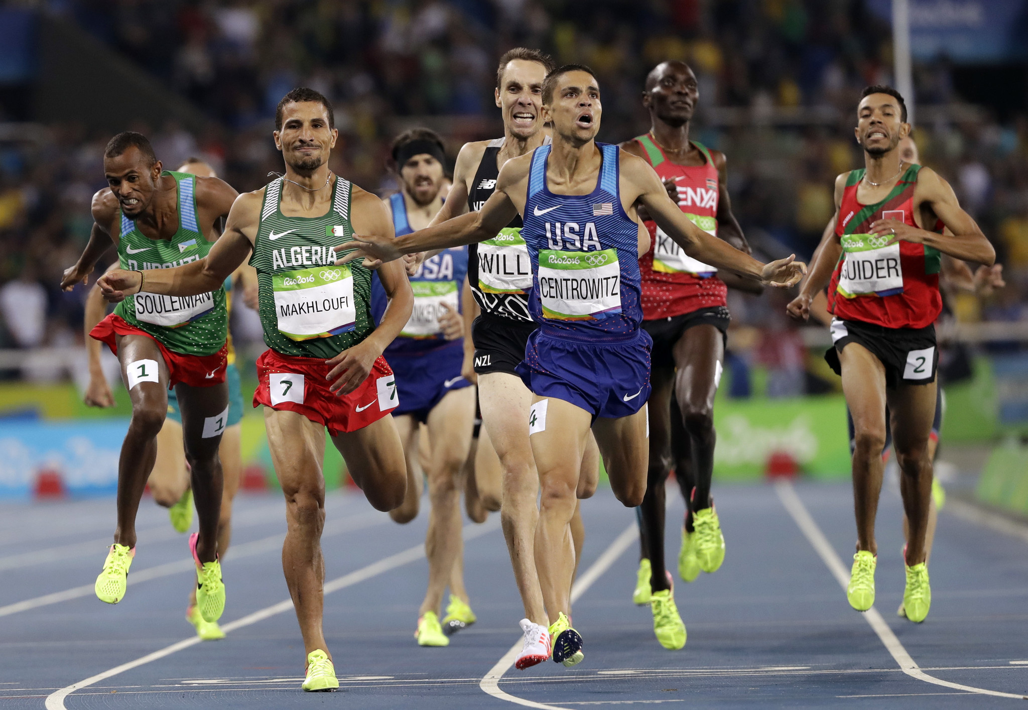 Taoufik Makhloufi, High graduate, Matthew Centrowitz, Rio, 2050x1420 HD Desktop