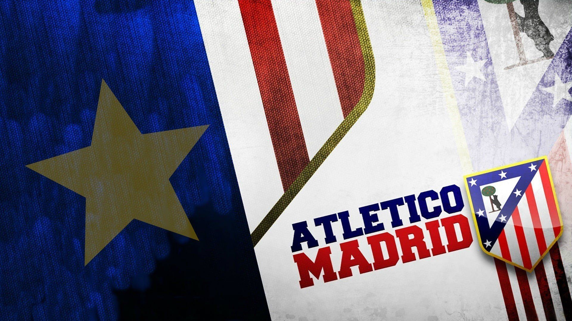Atletico Madrid, Sports team logo, Madrid skyline, Atletico Madrid anniversary, 1920x1080 Full HD Desktop