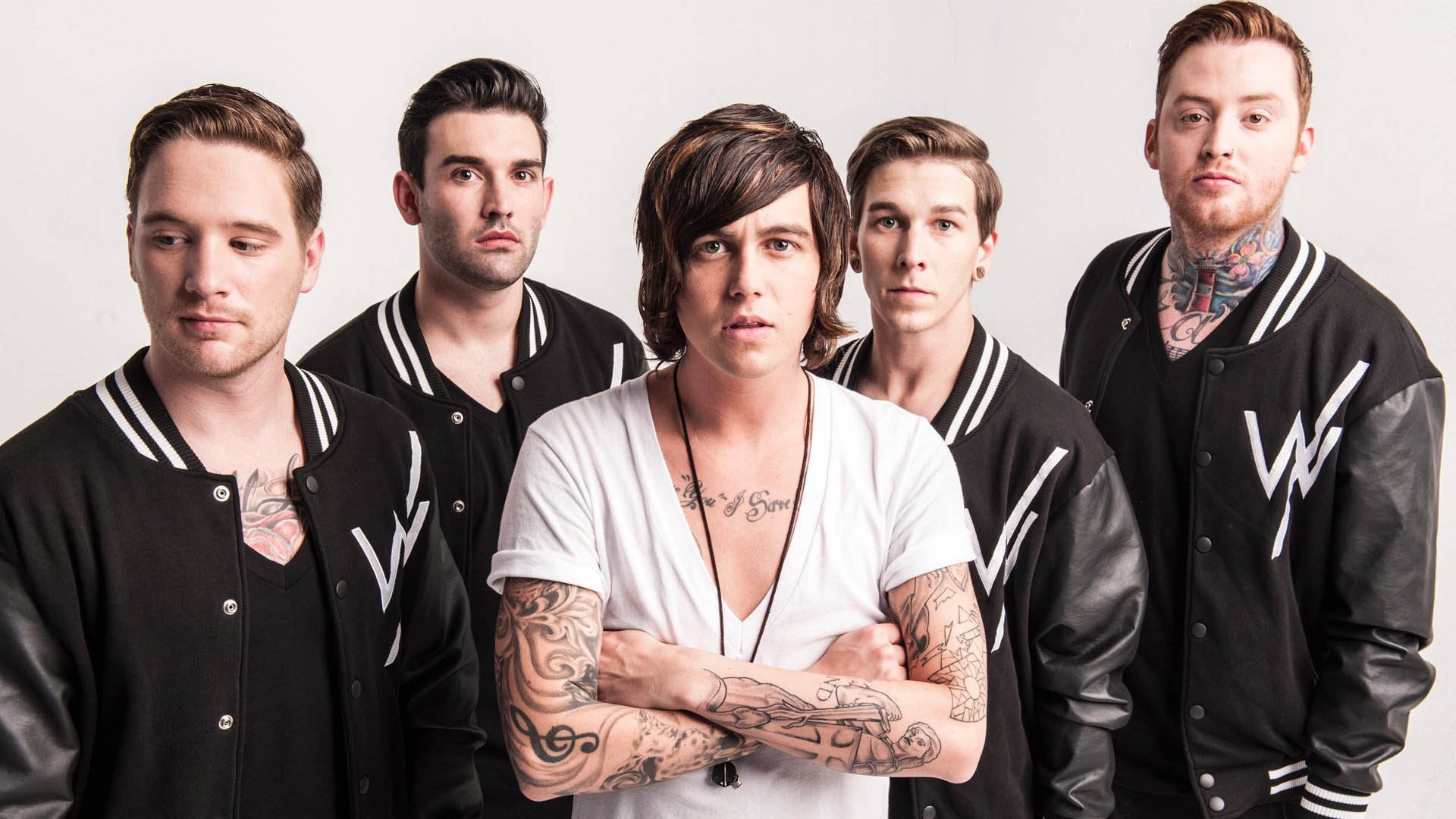 Sleeping with Sirens, Tinsley Ellis, Robert Greenfield, Laura Jane Grace, 1920x1080 Full HD Desktop