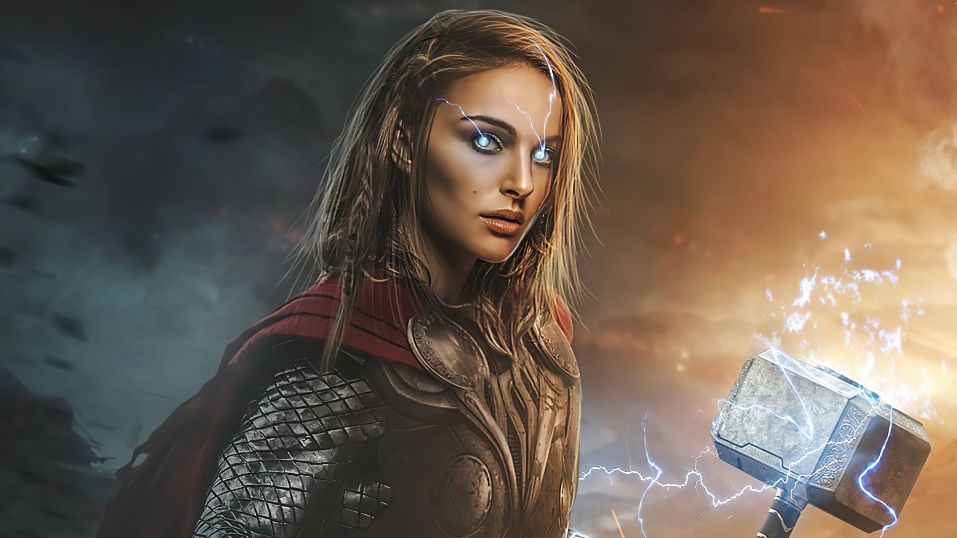 Thor: Love and Thunder, 4K Ultra HD, Wallpaper, Hintergrnde, 1920x1080 Full HD Desktop