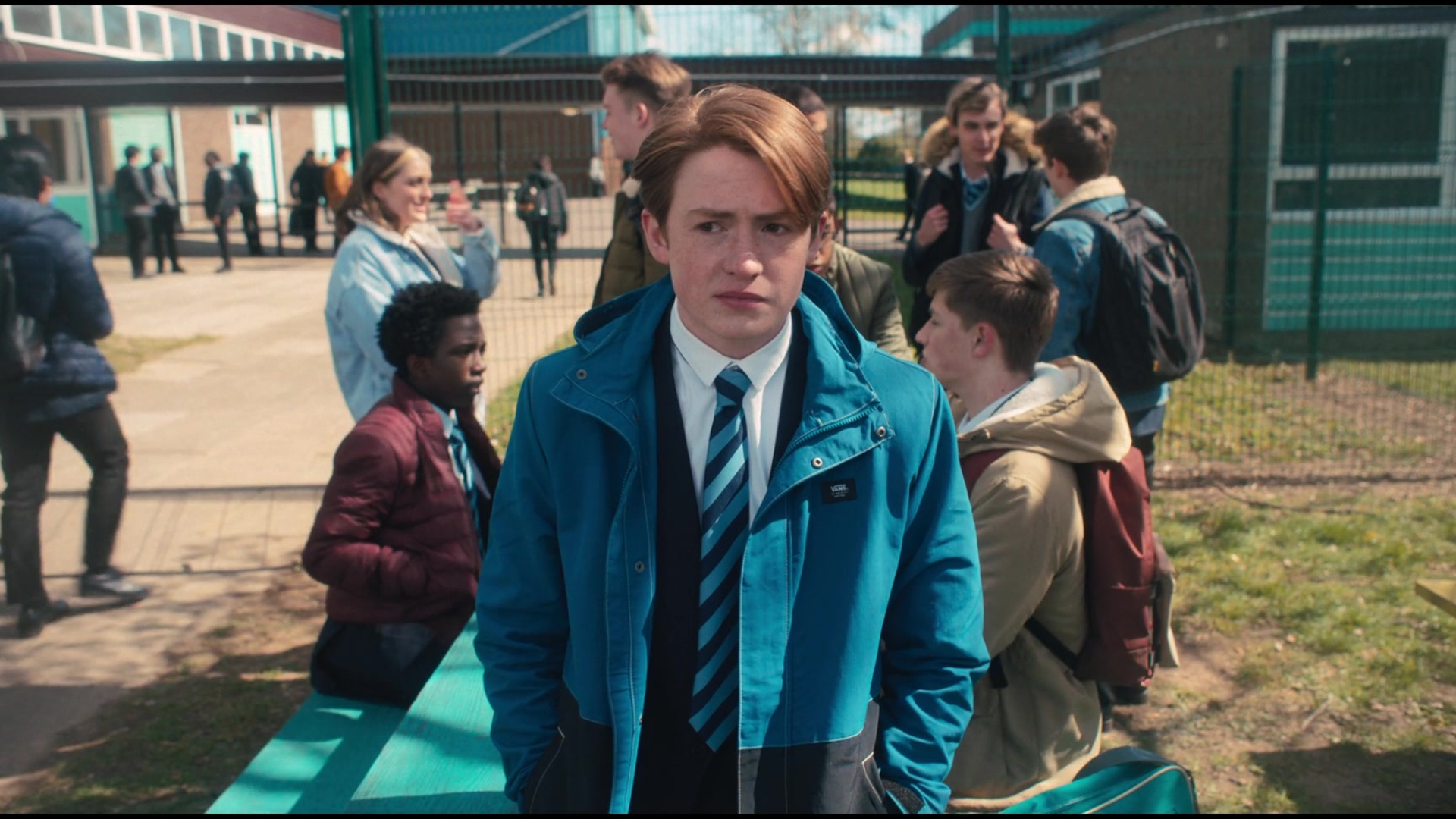Kit Connor, Vans jacket, Nick Nelson, Heartstopper S01E02, 1920x1080 Full HD Desktop