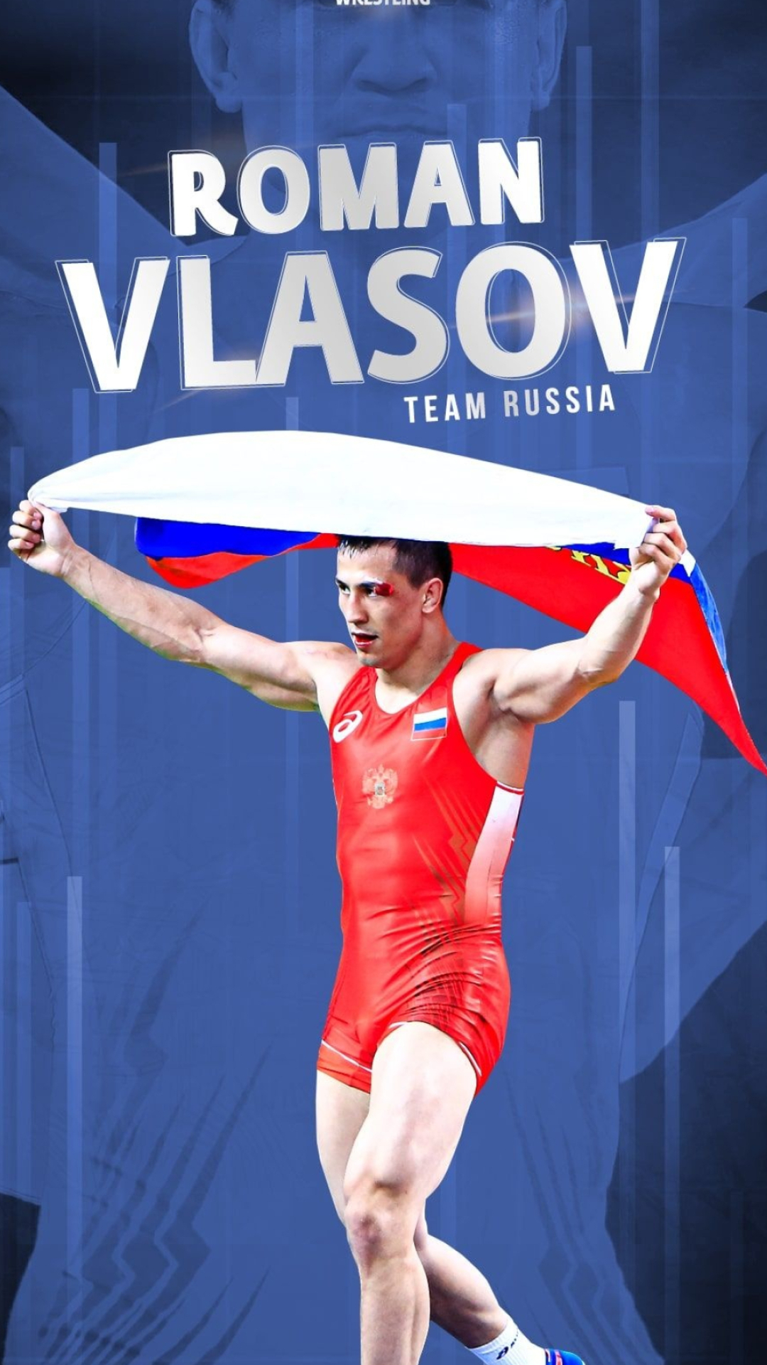 Roman Vlasov, Wrestling Wallpaper, 1080x1920 Full HD Phone