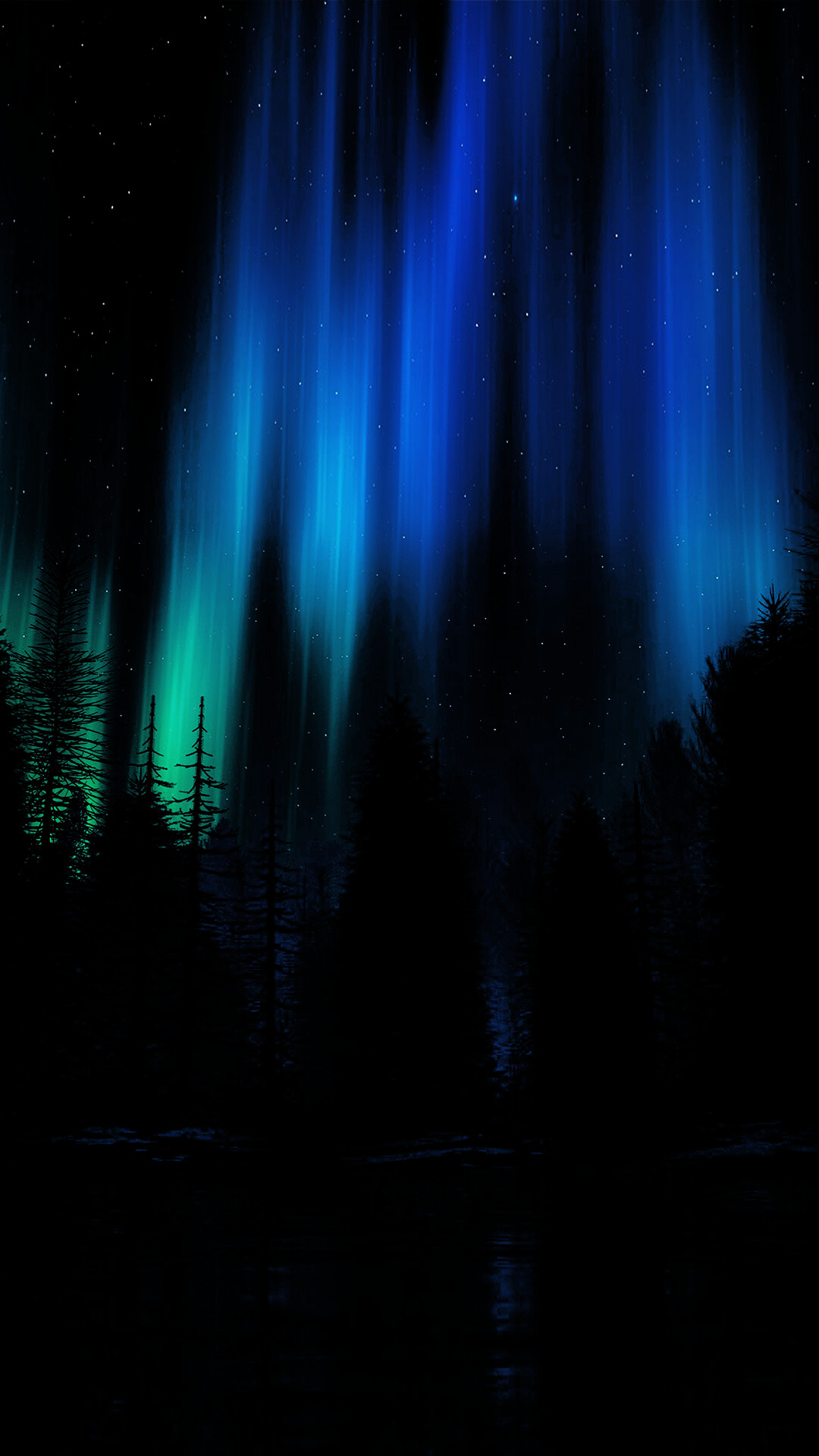 Aurora Borealis, Hypnotic colors, Enchanting night sky, Mesmerizing phenomenon, 1080x1920 Full HD Phone