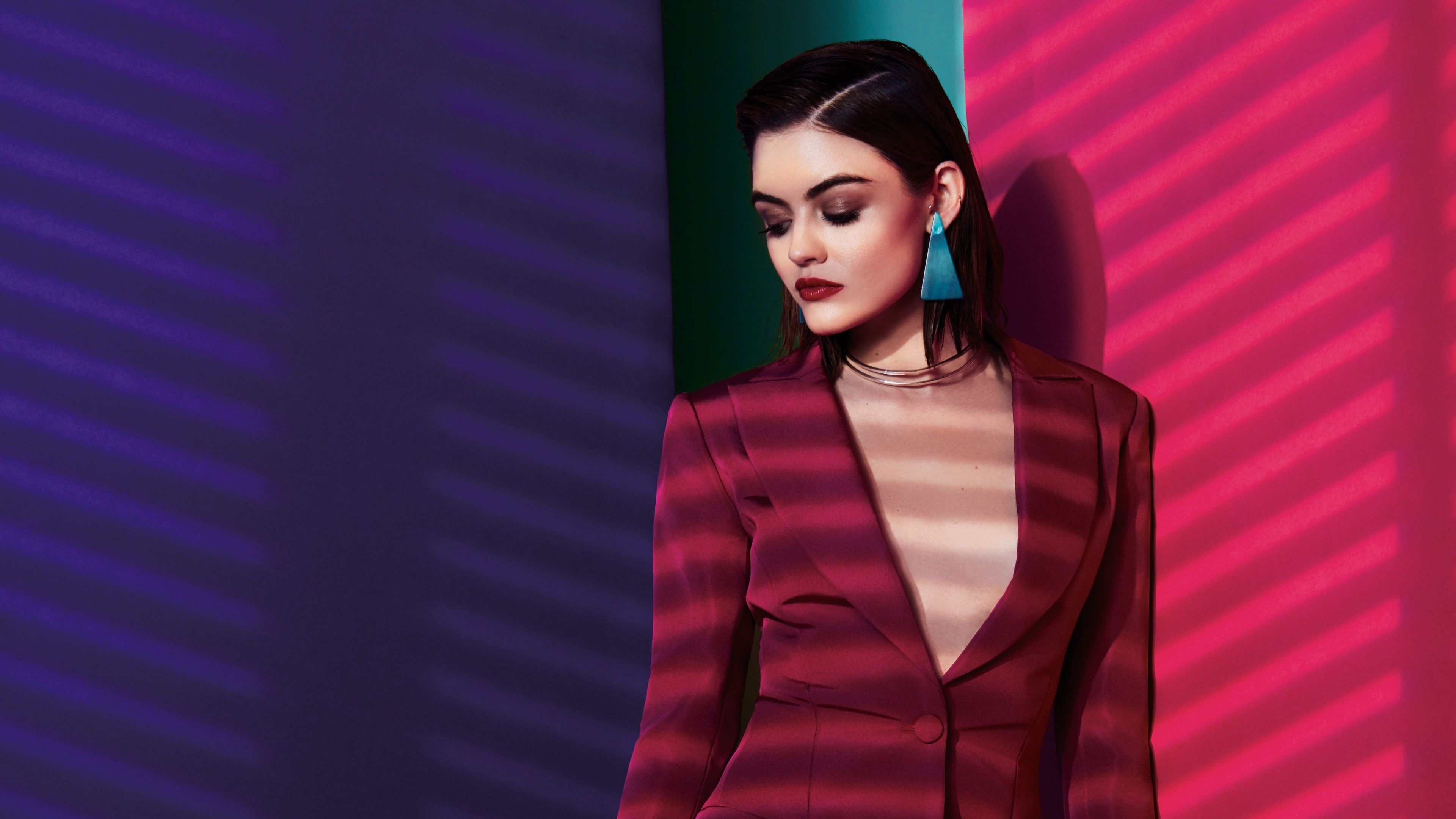 Venice Magazine, Lucy Hale Wallpaper, 3840x2160 4K Desktop