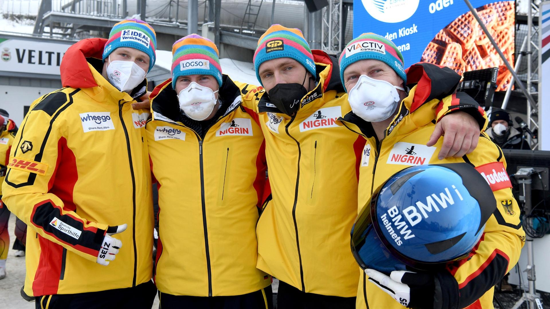 Thorsten Margis, Wintersport Bob, Francesco Friedrich, Viererbob, 1920x1080 Full HD Desktop