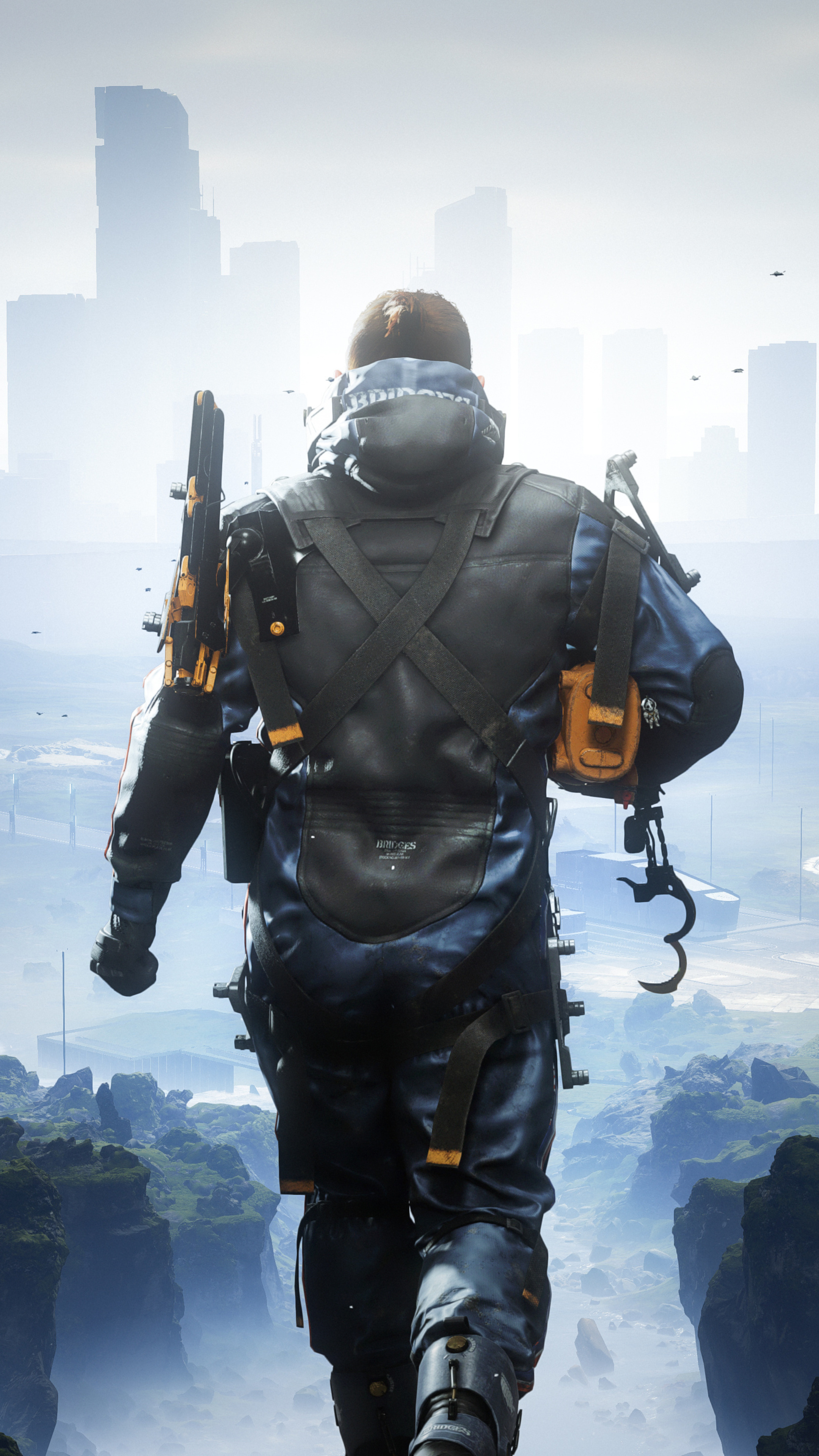 Death Stranding, 2021, Sony Xperia, Futuristic, 2160x3840 4K Phone