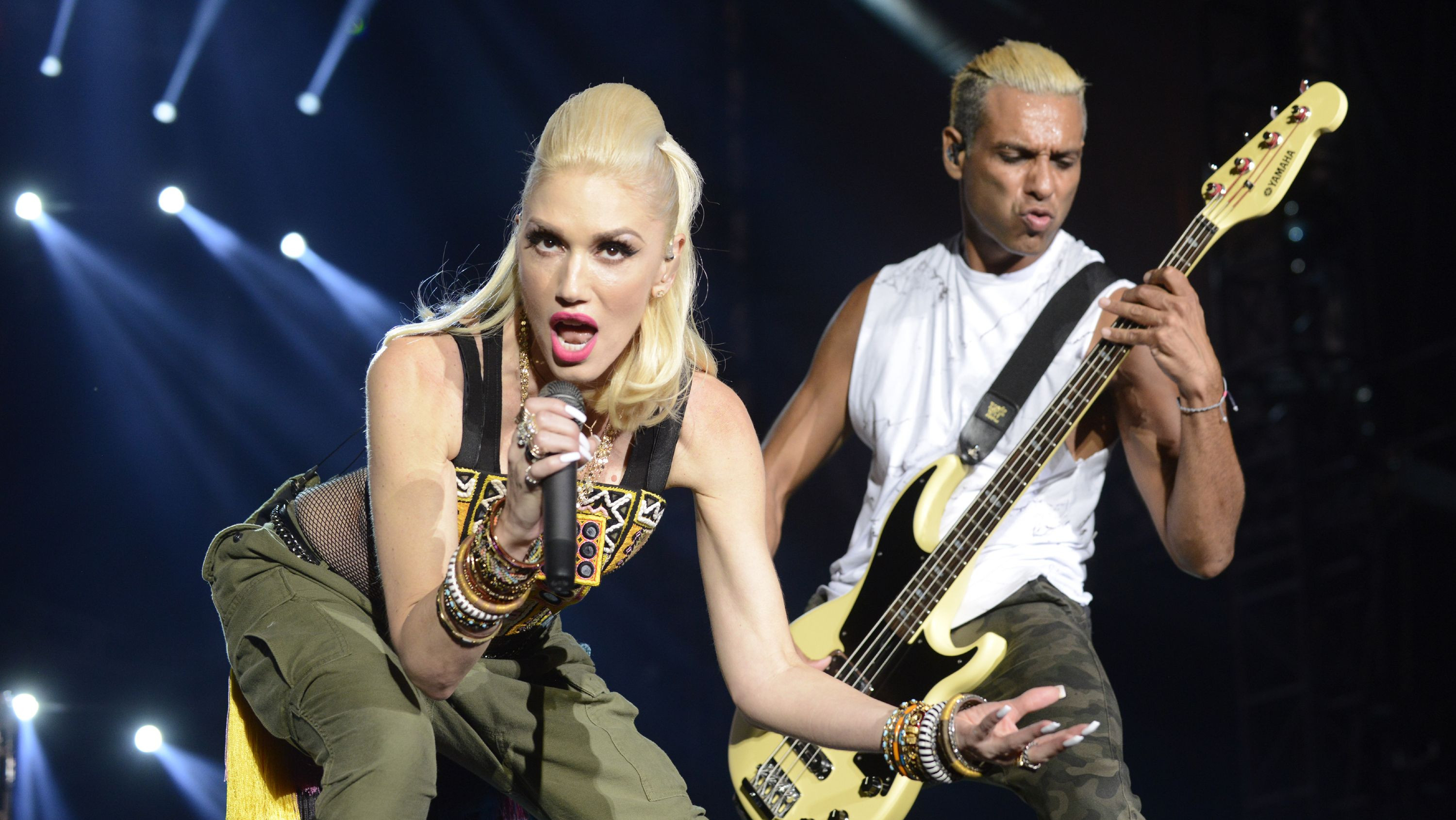 No Doubt, Gwen Stefani, Working with Davey Havok, 3000x1690 HD Desktop