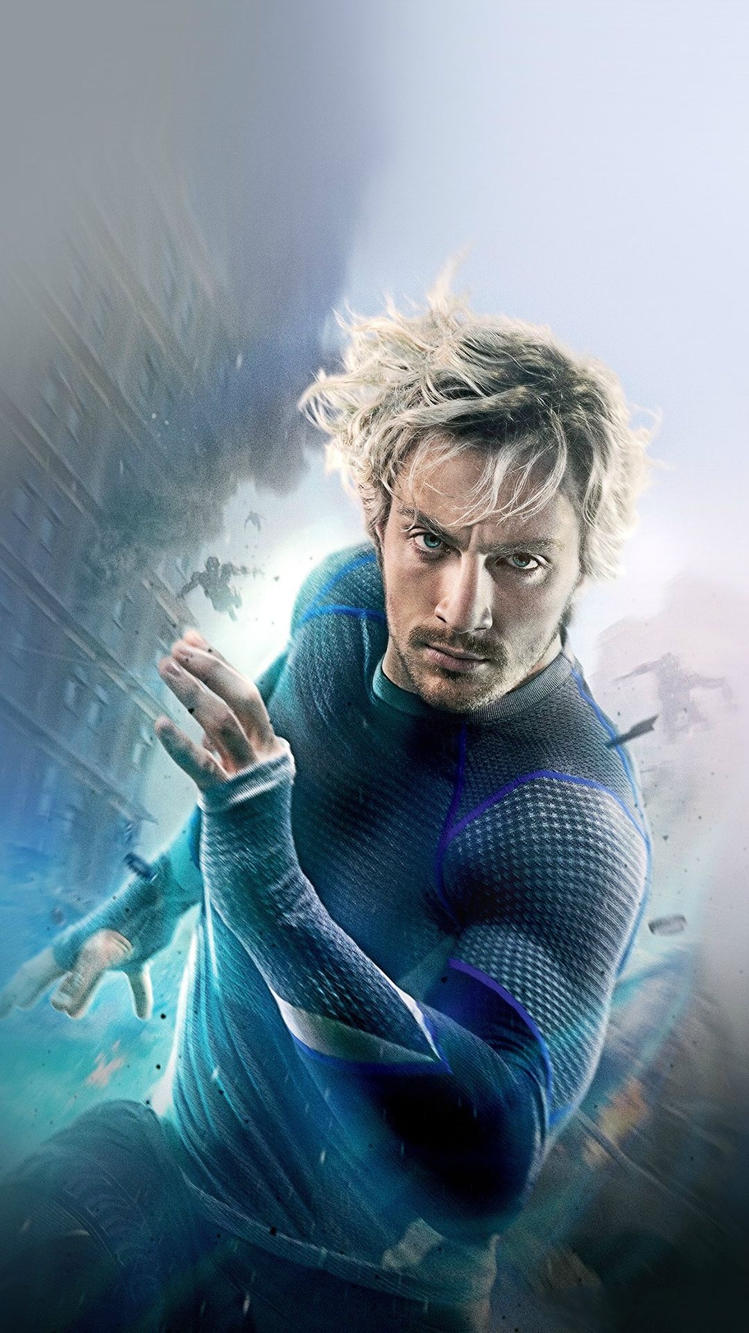 Aaron Taylor-Johnson, Avengers: Age of Ultron, Quicksilver portrayal, Marvel superhero, 1080x1920 Full HD Phone