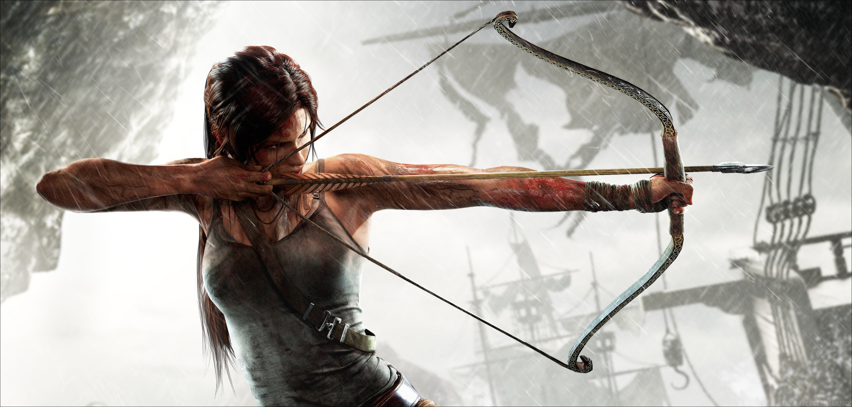 Tomb Raider Game, Archer Girl, Adventure Movie, Lara Croft, HD, AI