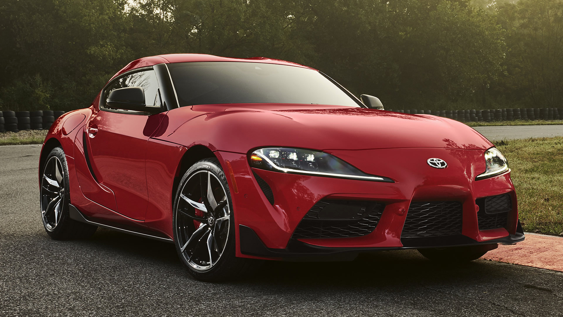 Toyota GR Supra, 2020 model, High-resolution wallpapers, Car pixel showcase, 1920x1080 Full HD Desktop