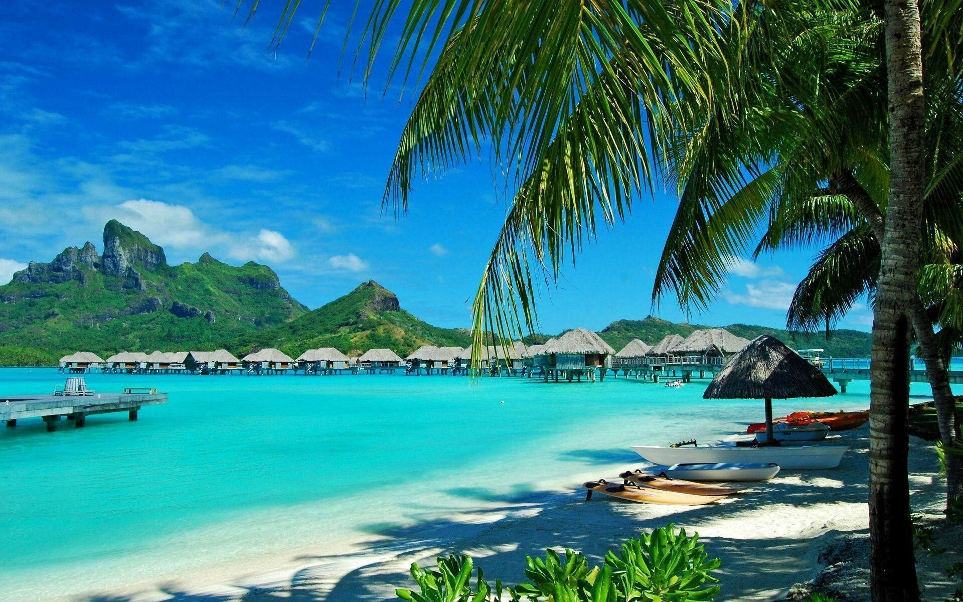 Bora Bora Tahiti wallpapers, Tropical getaway, Exquisite beauty, Serene landscapes, 1920x1200 HD Desktop