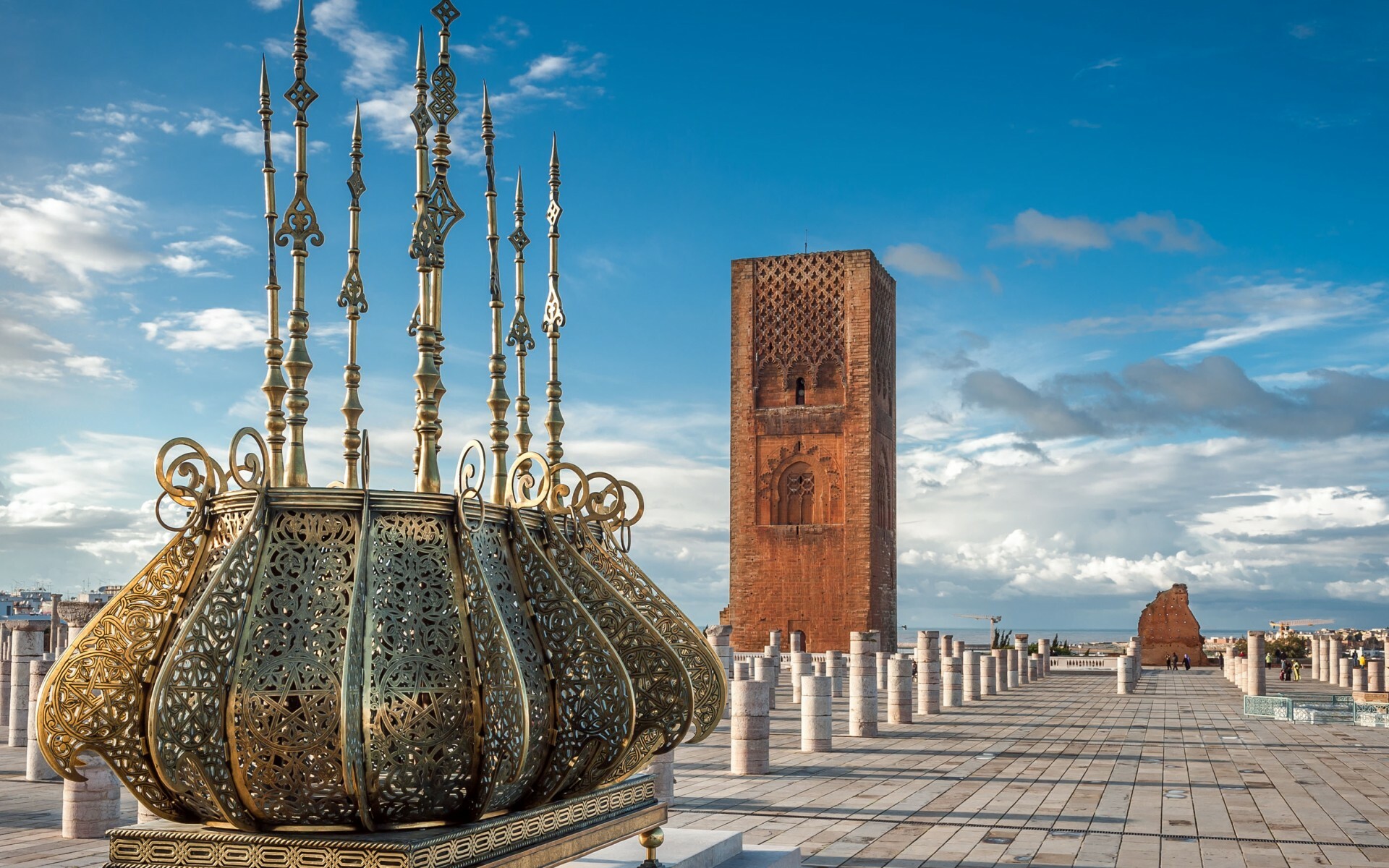 Hassan Tower, Morocco Wallpaper, 1920x1200 HD Desktop