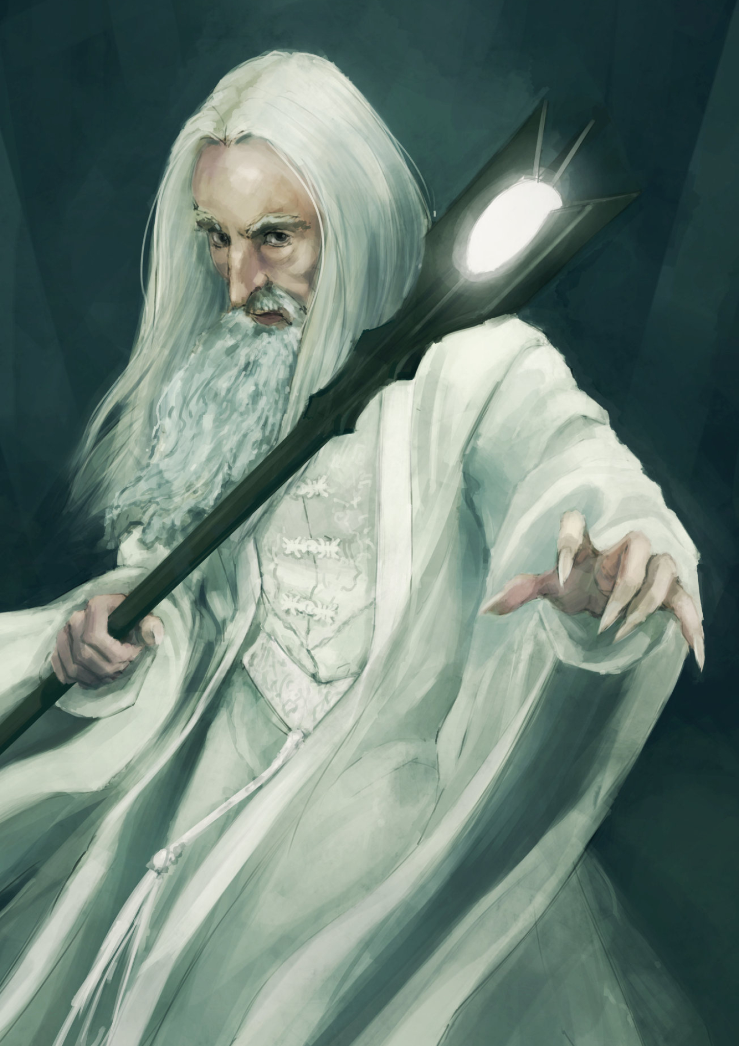 Saruman, Movies, Eyal Degabli, Saruman, 1450x2050 HD Phone
