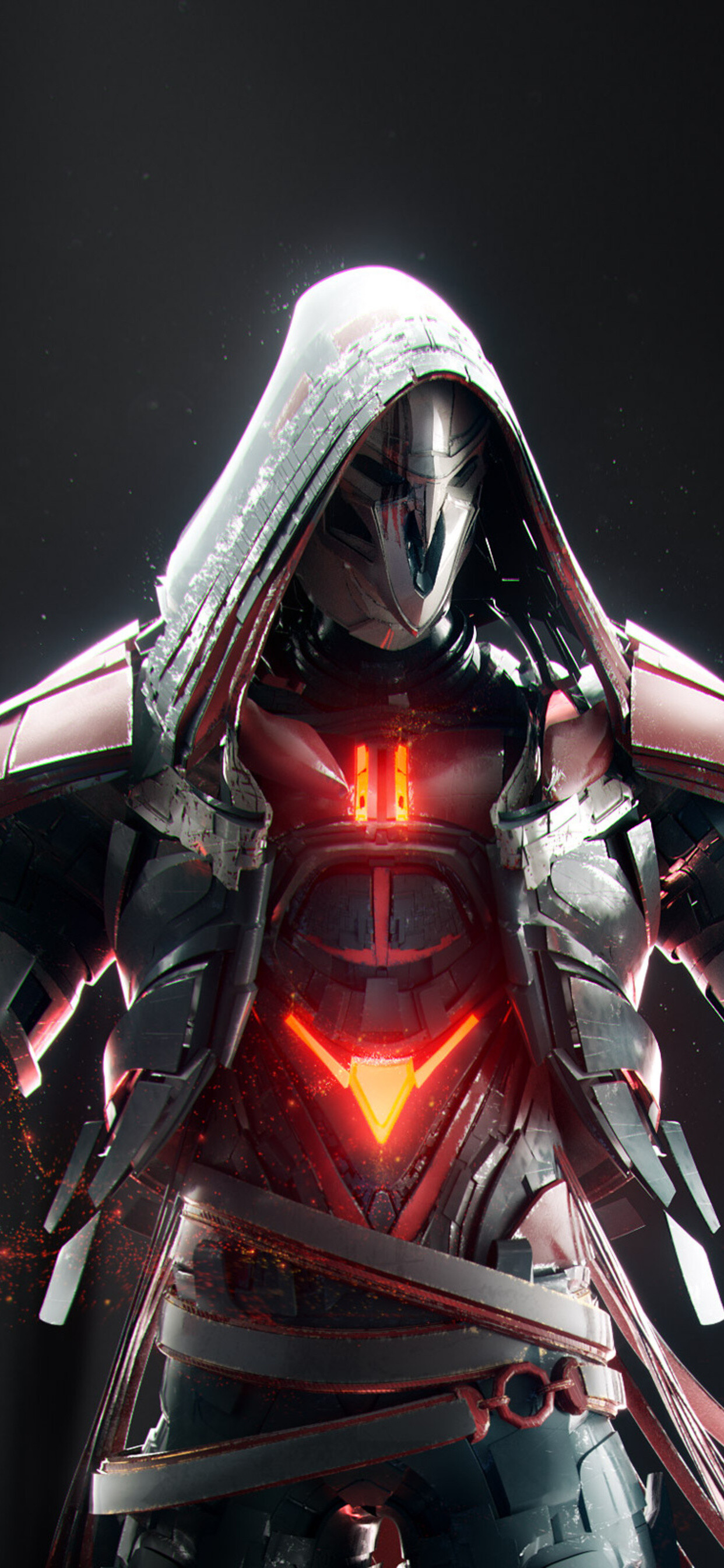 Reaper, Overwatch, Artwork, iPhone XS Max, 1250x2690 HD Phone