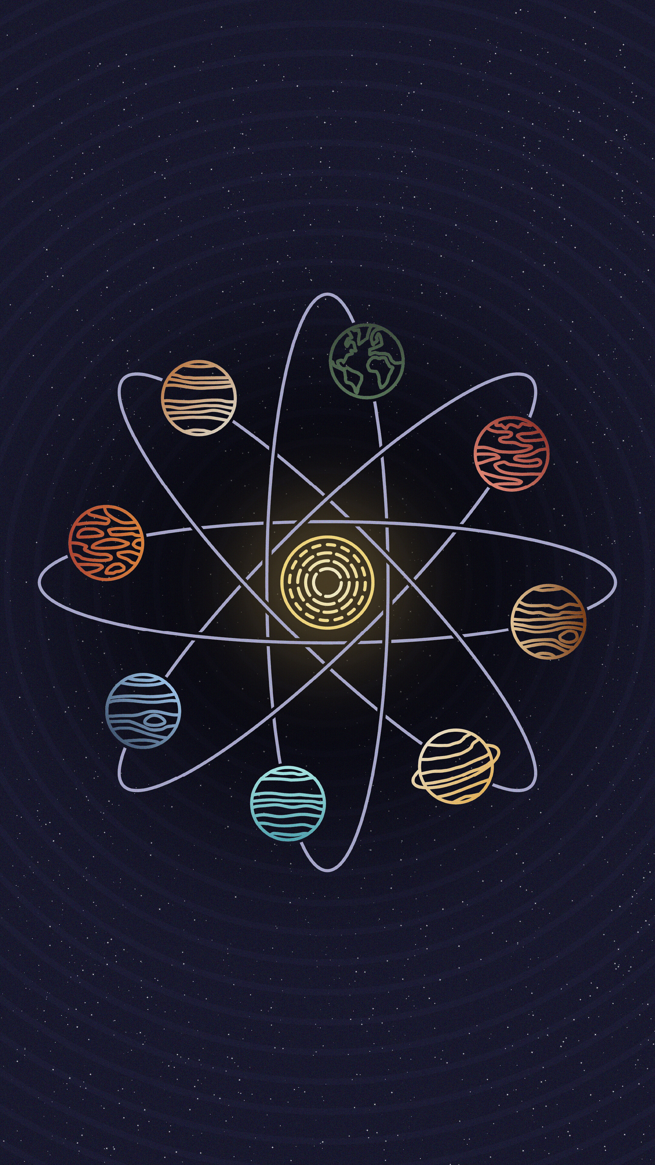 Artwork, Solar System Wallpaper, 2160x3840 4K Phone