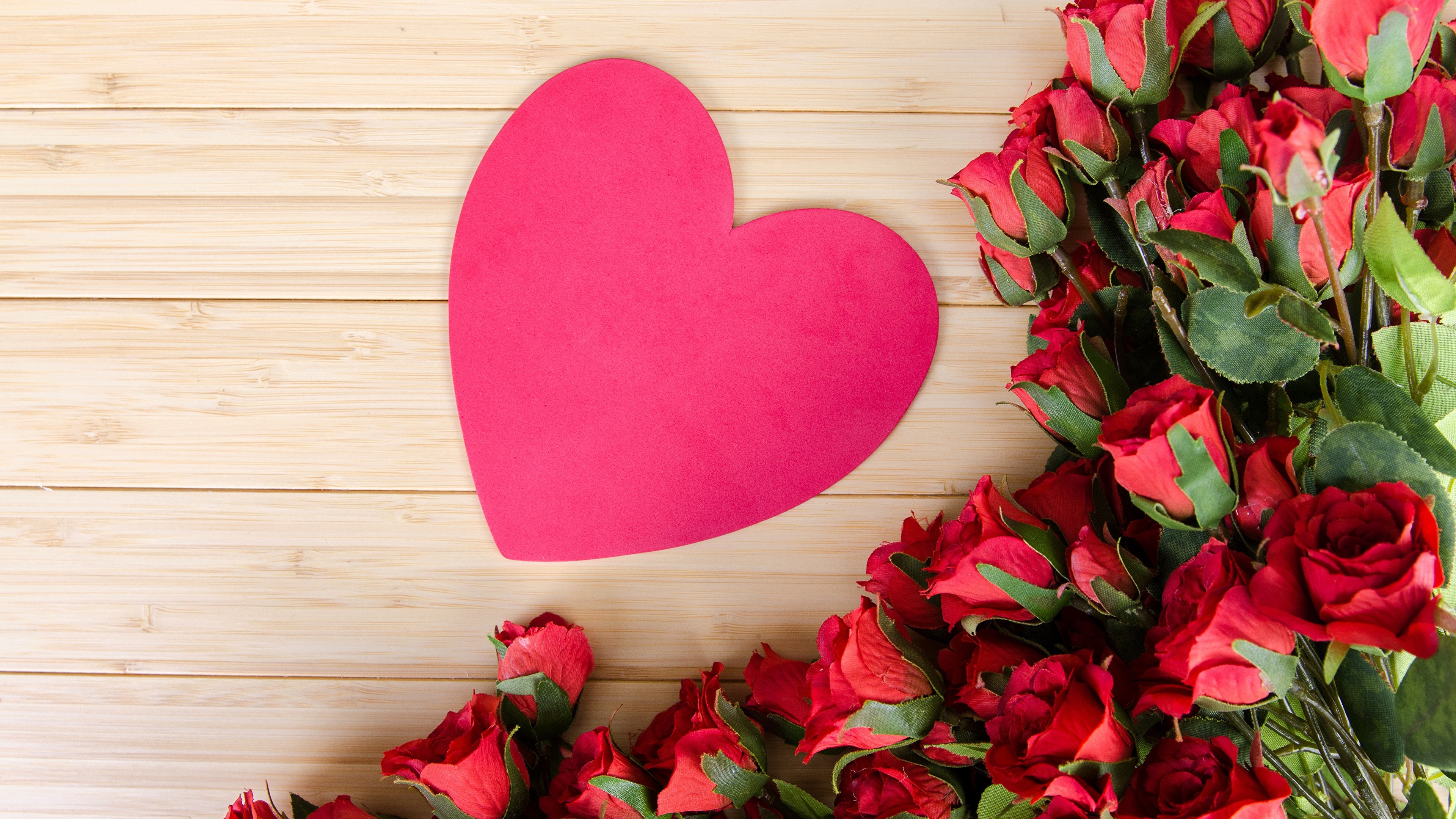 Roses, Hearts and Flowers Wallpaper, 3840x2160 4K Desktop