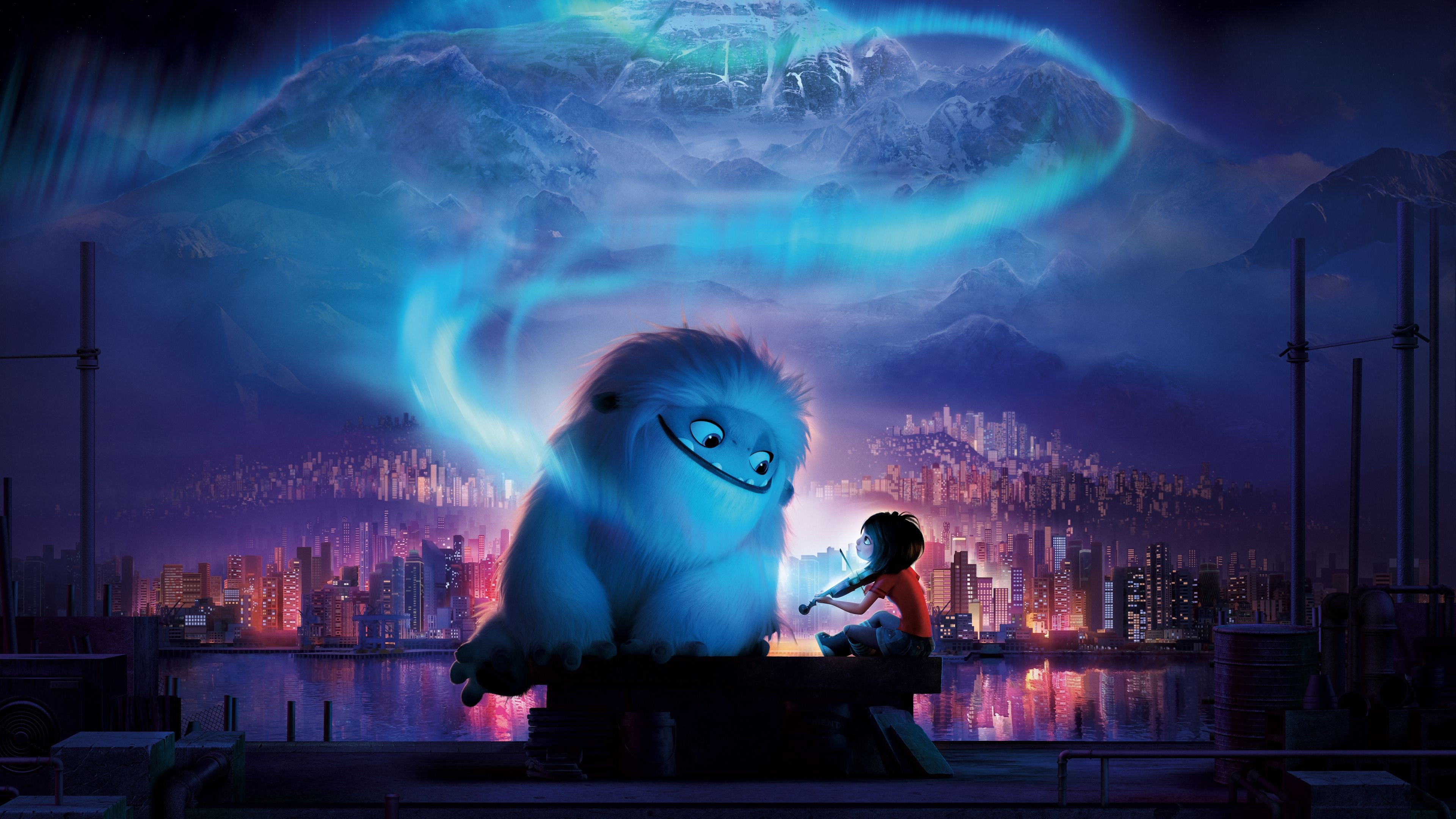 DreamWorks, Abominable, Yeti and kid, 3840x2160 4K Desktop