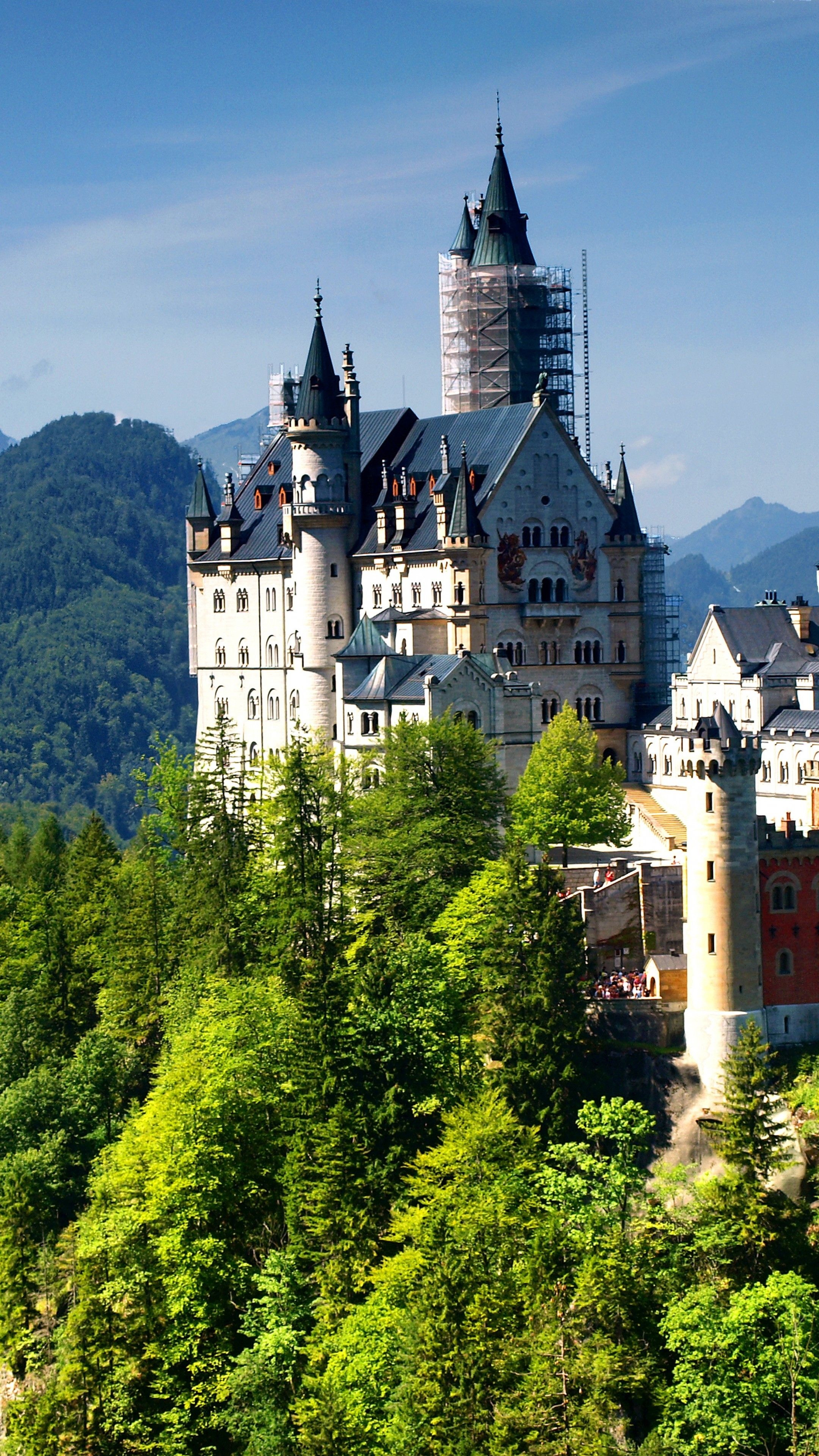 Mountain castles, Majestic peaks, Stunning landscapes, Breathtaking views, 2160x3840 4K Phone