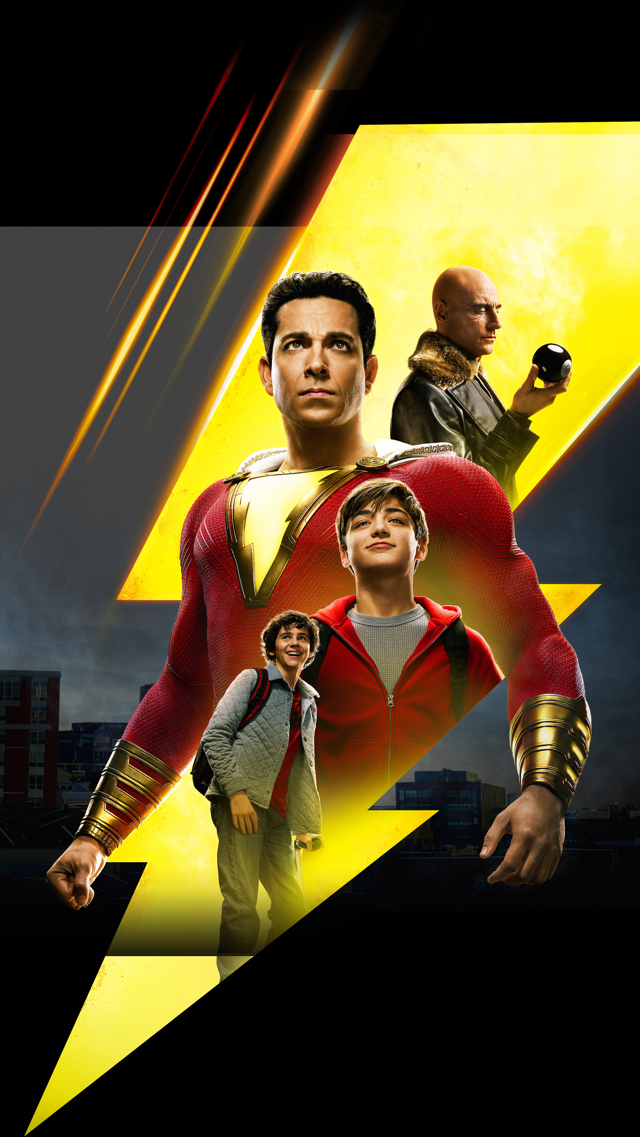 Shazam Movie, New poster, Sony Xperia XZ, Premium wallpaper, 2160x3840 4K Phone