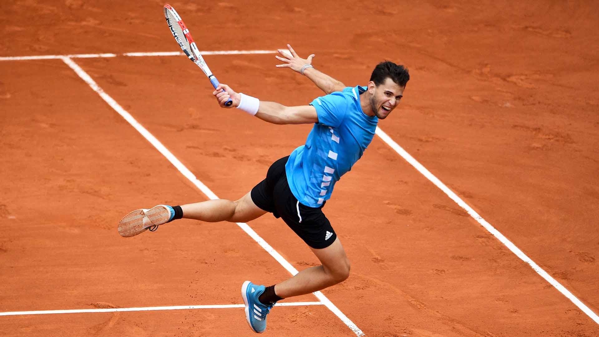 Dominic Thiem, Roland Garros final, Epic battle, Djokovic's defeat, 1920x1080 Full HD Desktop