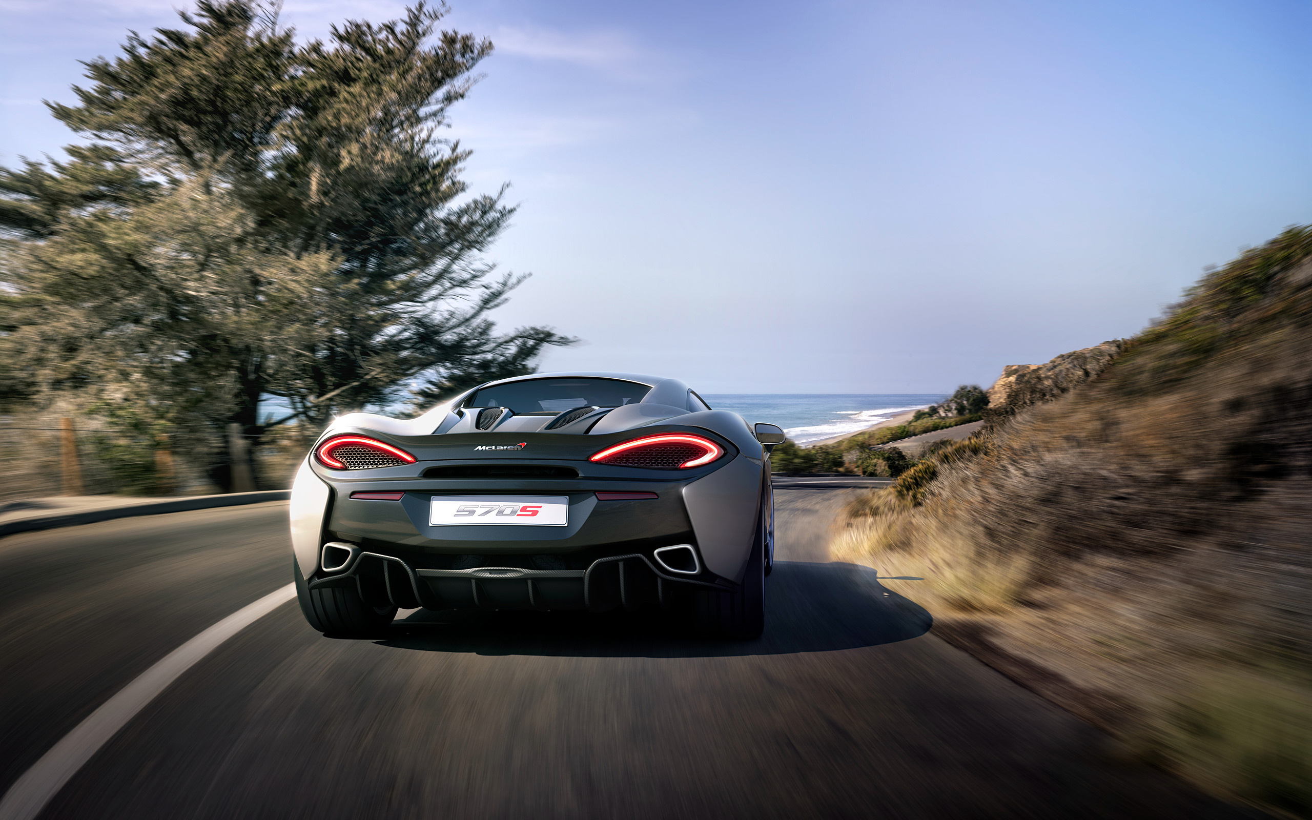 McLaren 570S, Sports car beauty, Coupe variant, Dynamic handling, 2560x1600 HD Desktop