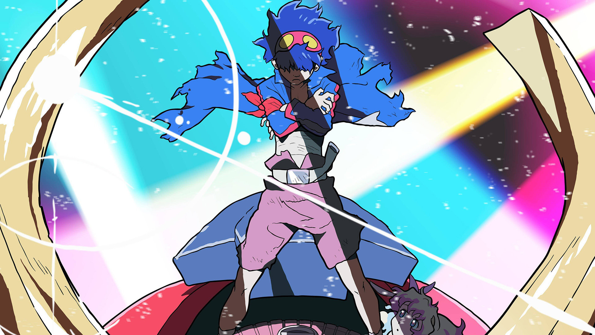 Tengen Toppa Gurren Lagann, Anime mecha action, Epic sci-fi battles, Dynamic robot designs, 1920x1080 Full HD Desktop