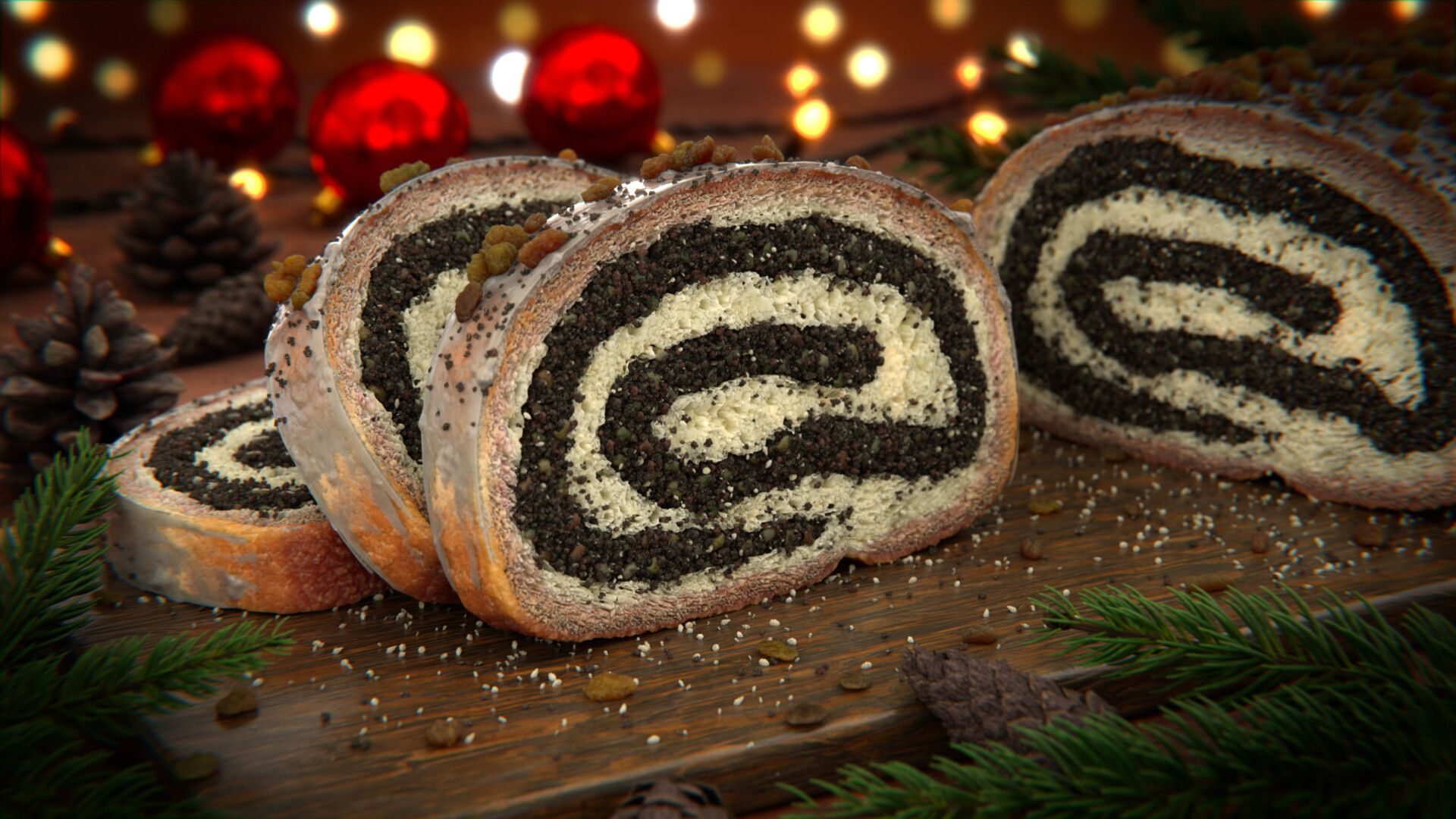Poppy Seeds, Artistic depiction, Creative design, Food-inspired artwork, 1920x1080 Full HD Desktop