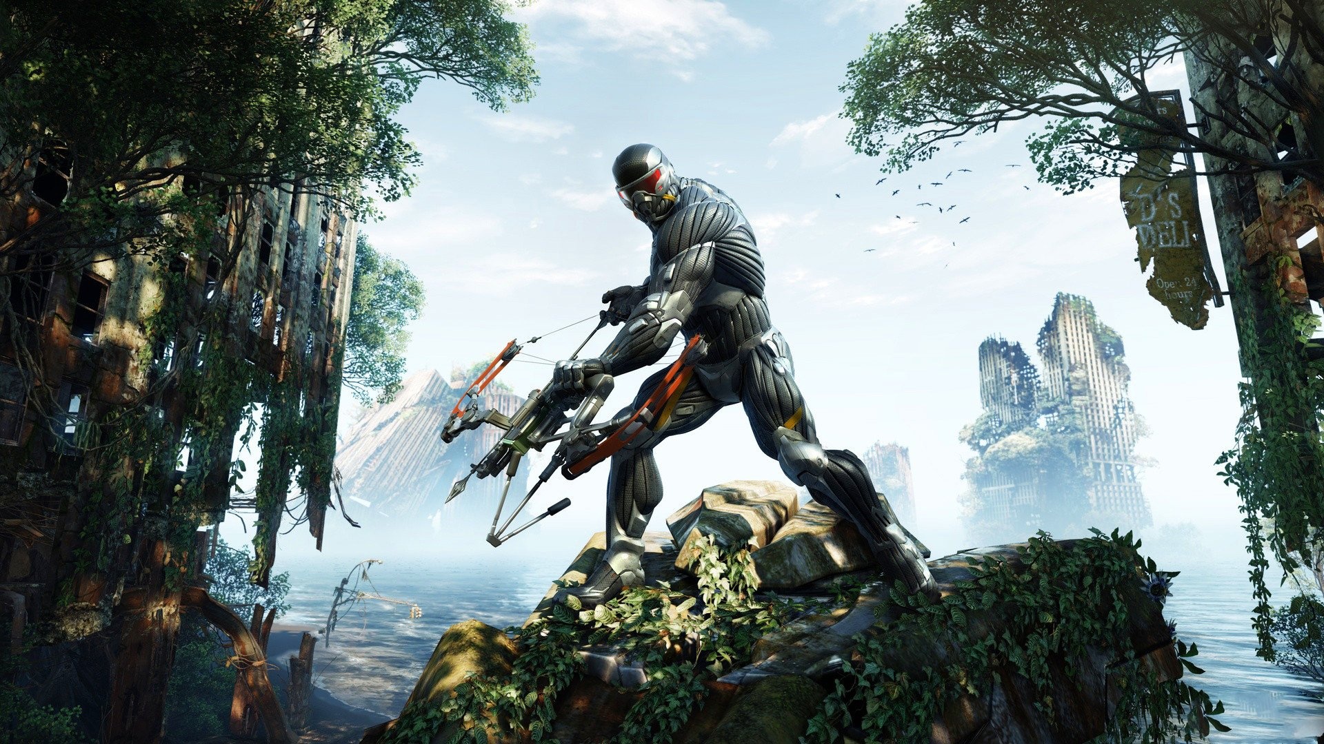 Crysis, Video game series, Crysis 3 wallpaper, Background image, 1920x1080 Full HD Desktop
