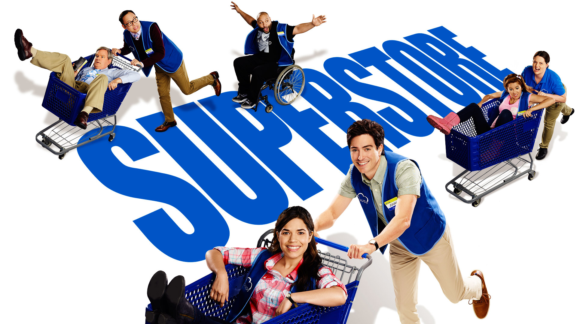 Superstore NBC Interviews: America Ferrera, Ben Feldman and more | TV Equals 1920x1080