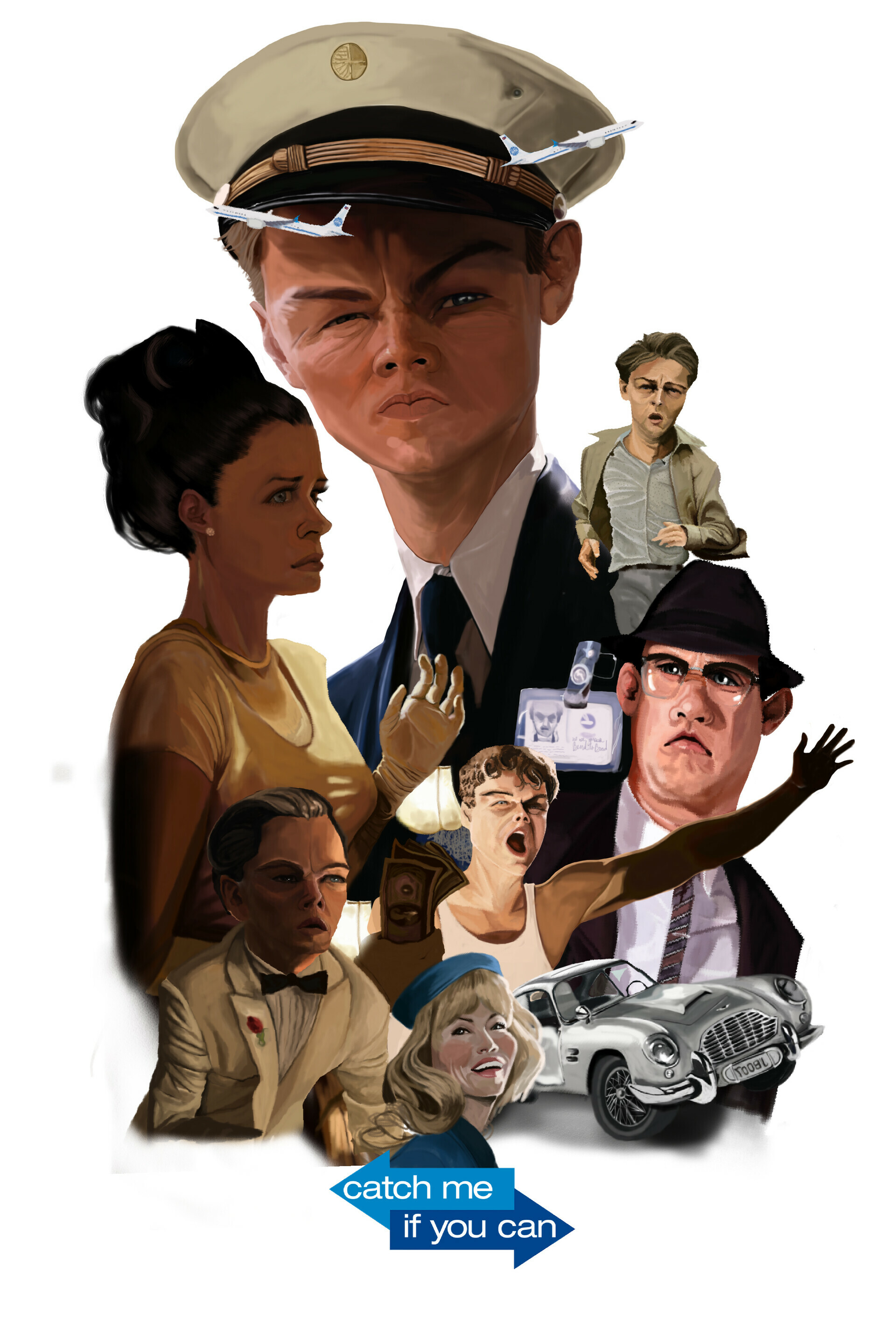Artwork, Catch Me If You Can Wallpaper, 1920x2880 HD Phone