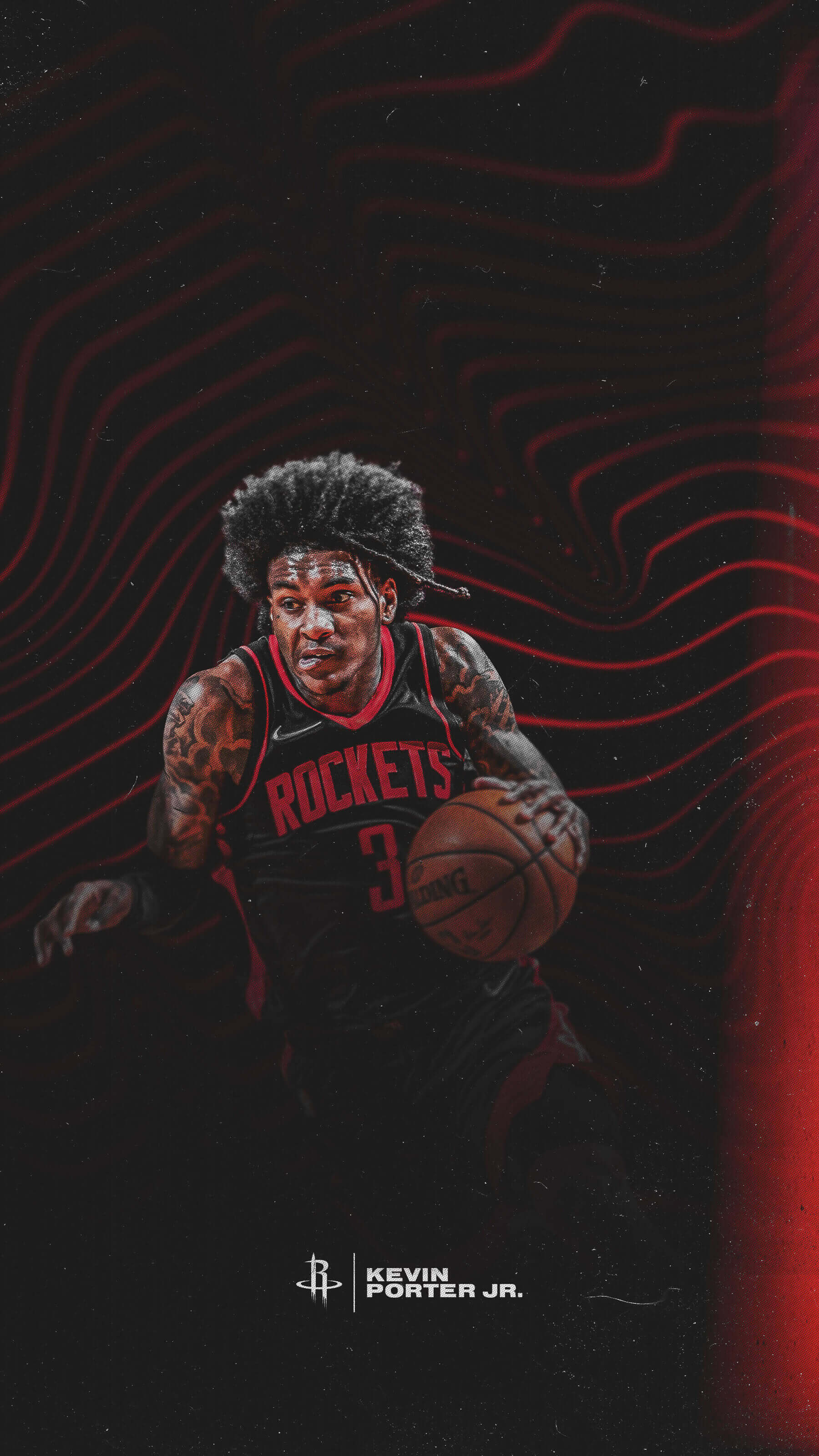 Kevin Porter Jr., Houston Rockets Wallpaper, 1800x3200 HD Phone