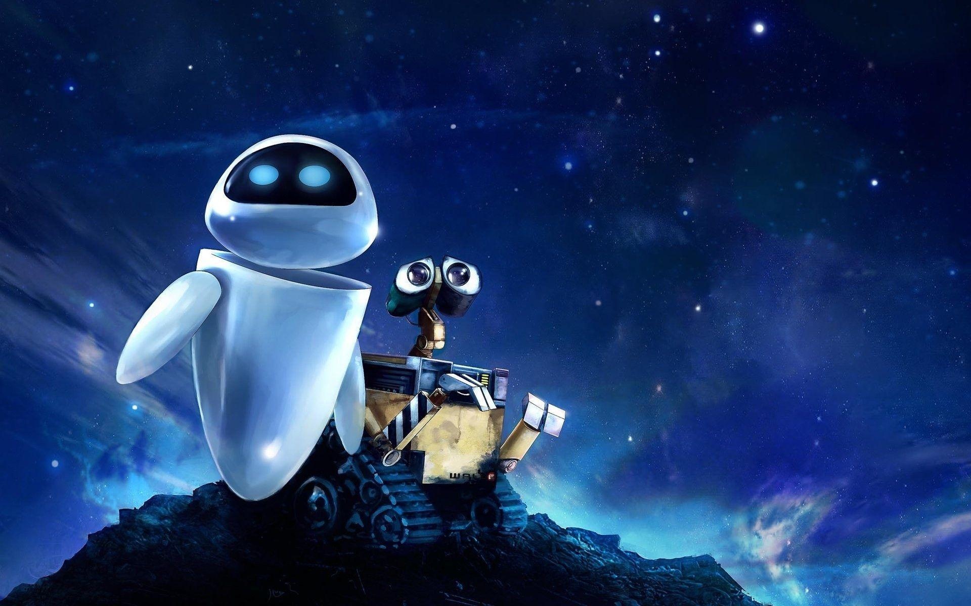 Wall-E and Eve, Pixar Wallpaper, 1920x1200 HD Desktop