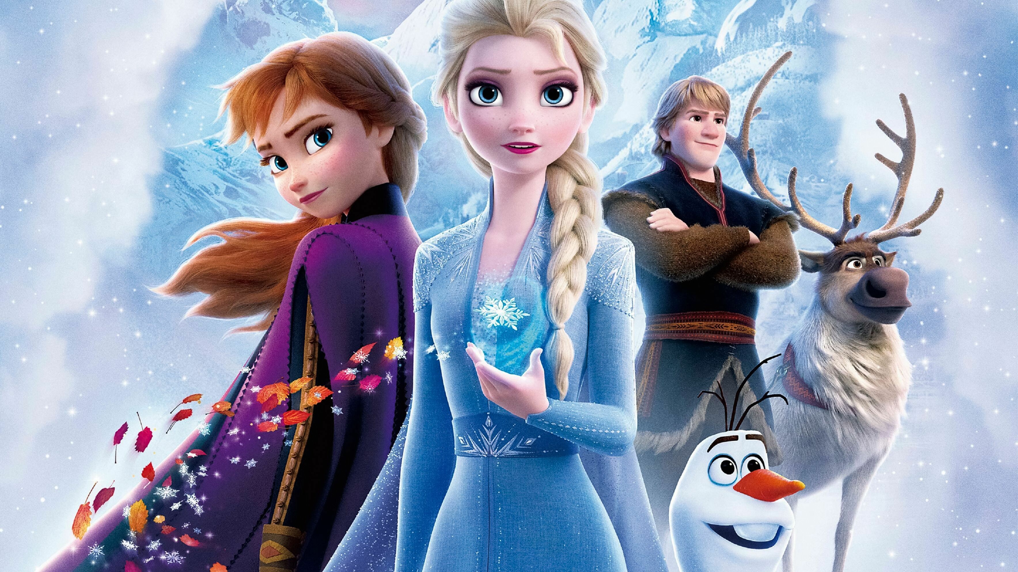 Frozen animation, Top free Frozen II backgrounds, Magical and enchanting, 3540x1990 HD Desktop