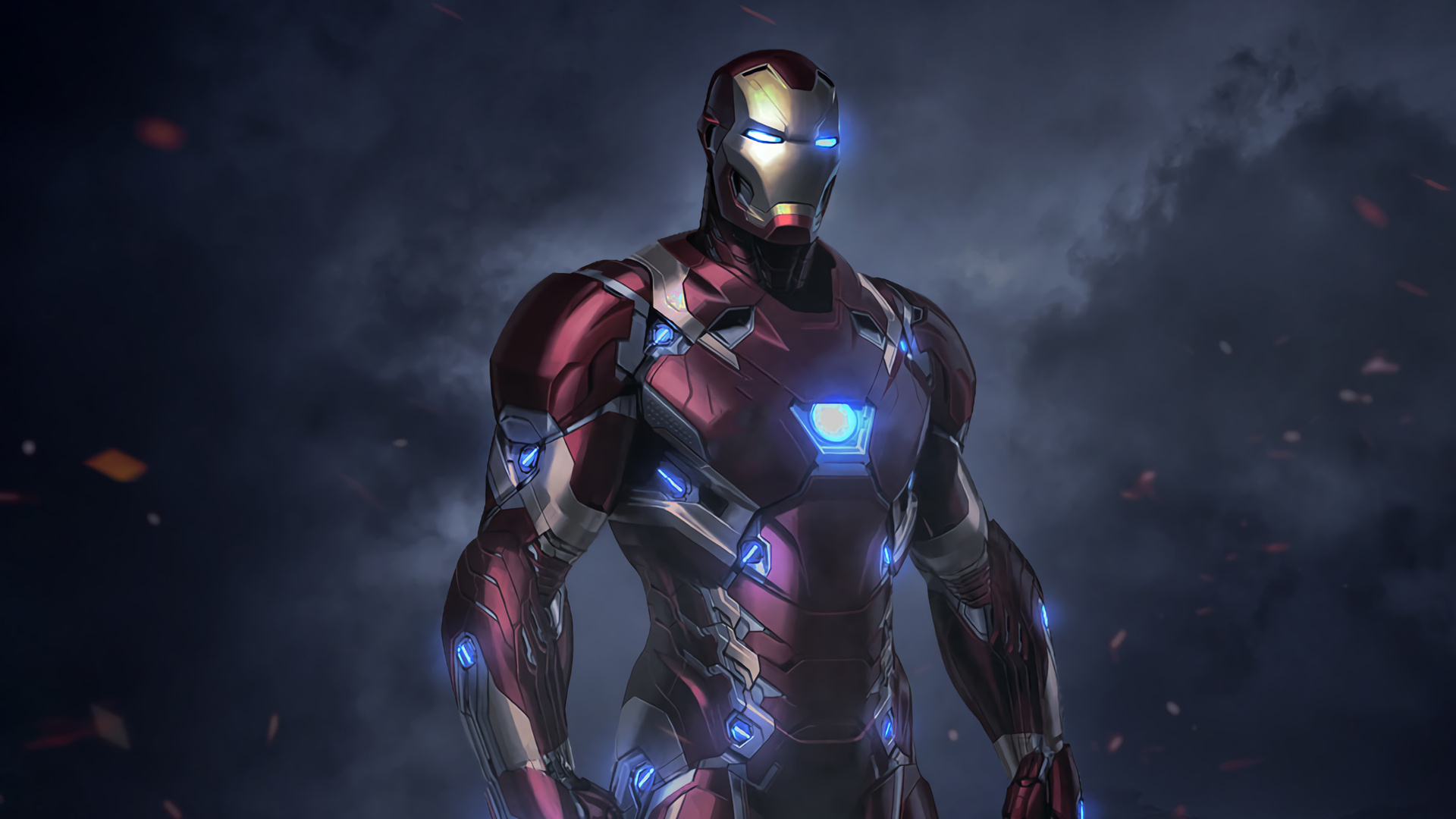 Iron Man, Artistic masterpiece, Jaw-dropping artwork, Superhero fan art, 1920x1080 Full HD Desktop
